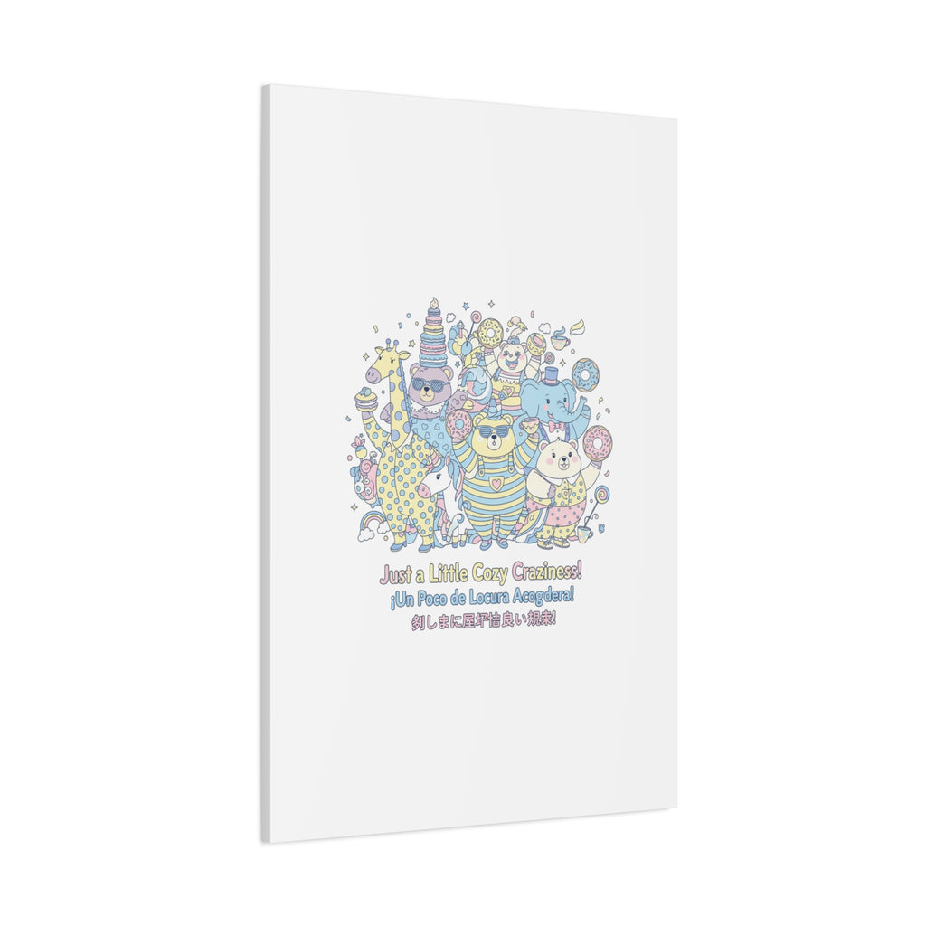 Cozy Craziness Canvas | mildly unhinged cute, whimsical weird
