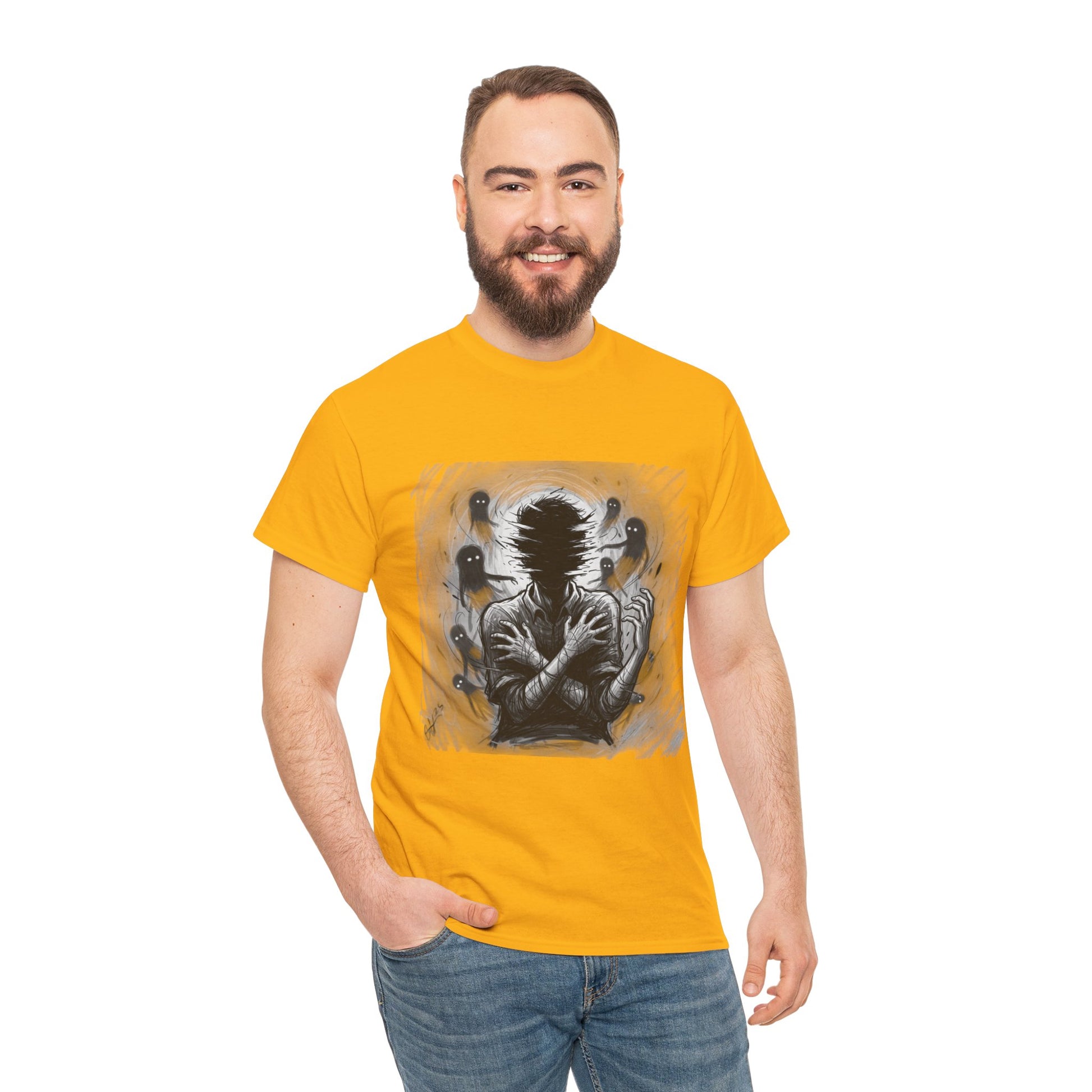 Xian Allen x Trash Cult Shirt – “Don’t Let Them In” | Ghost Spiral Emotional Horror Tee