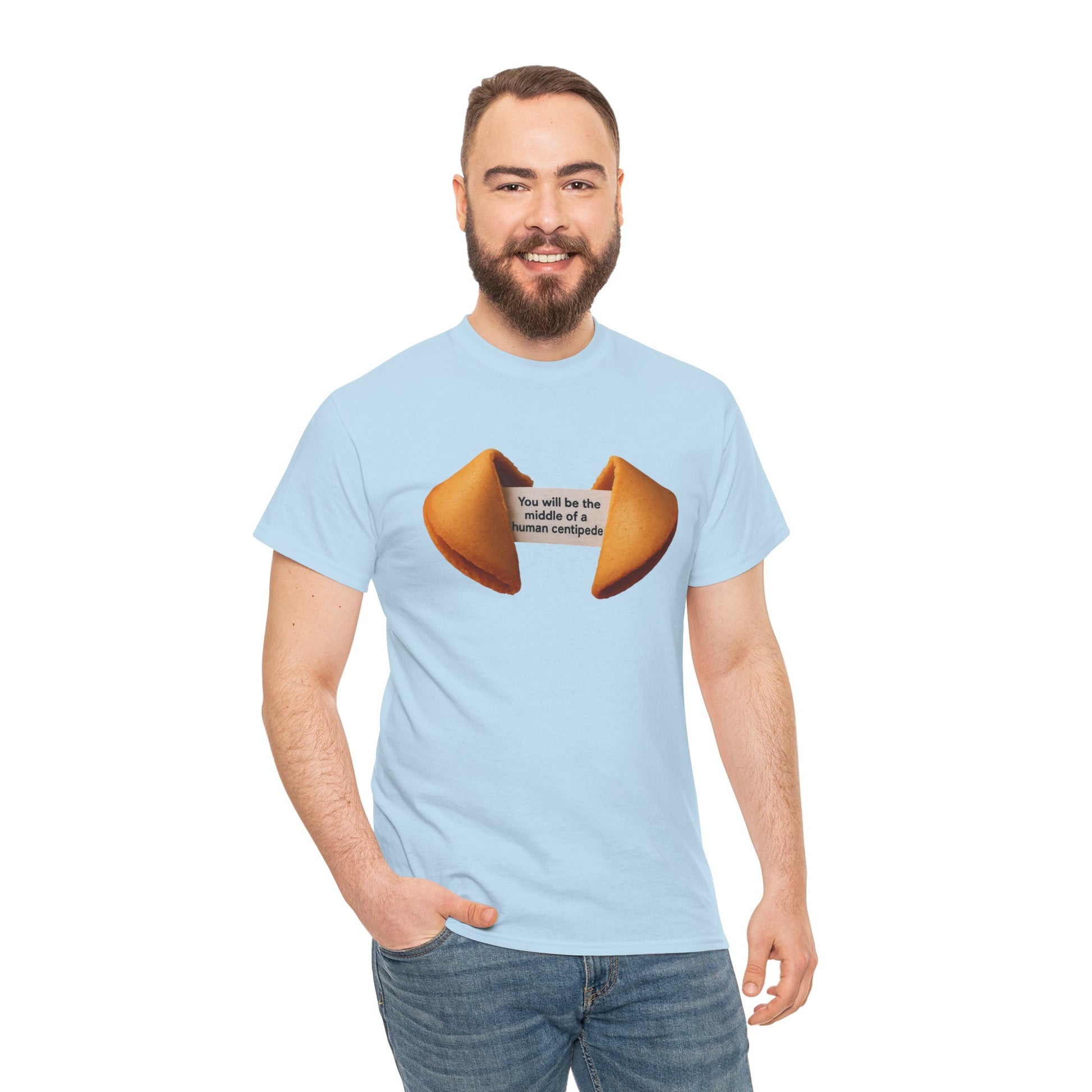 Fortune Cookie Unisex Heavy Cotton Tee - Positive Vibes Shirt