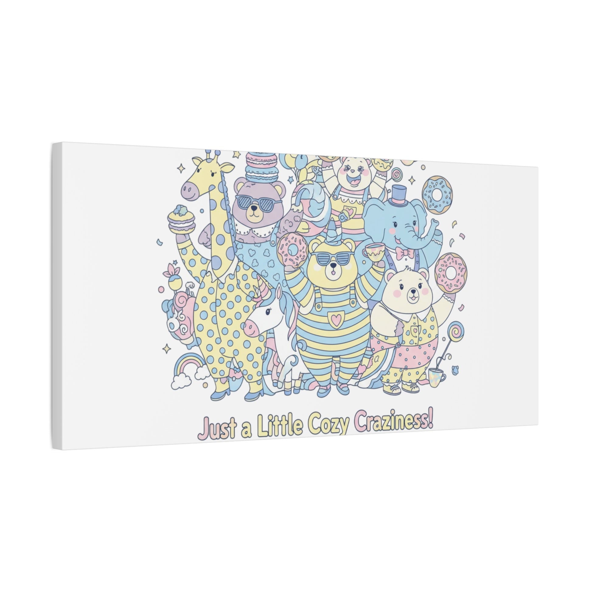 Cozy Craziness Canvas | mildly unhinged cute, whimsical weird