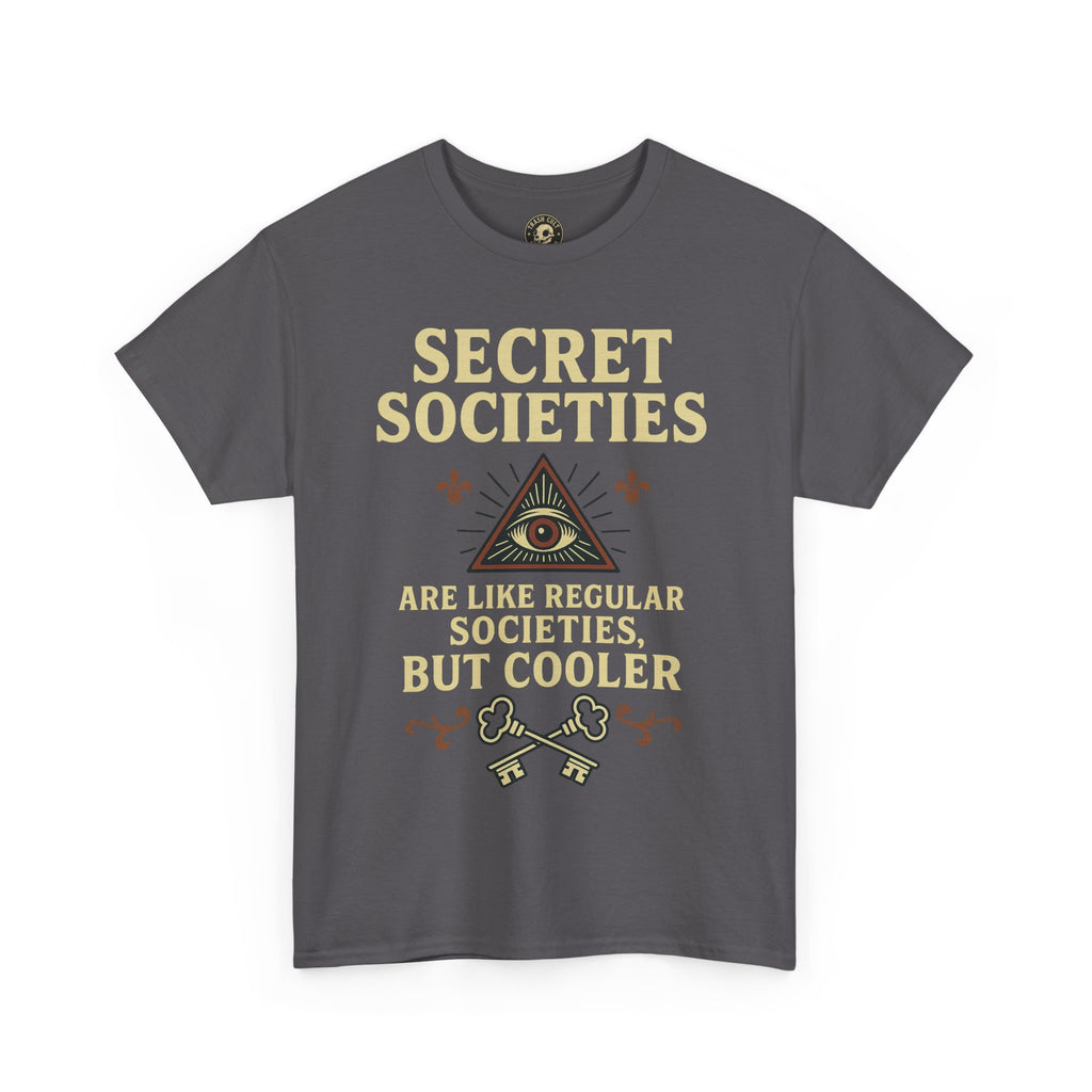 Secret Societies Shirt – Illuminati Eye Graphic Tee – Gildan 5000 Soft Cotton – Trash Cult Vintage Design
