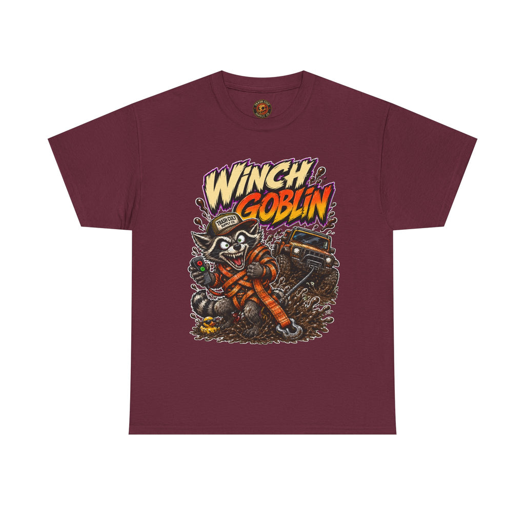 Winch Goblin Tee — Vintage Tow Truck Mechanic Graphic Shirt