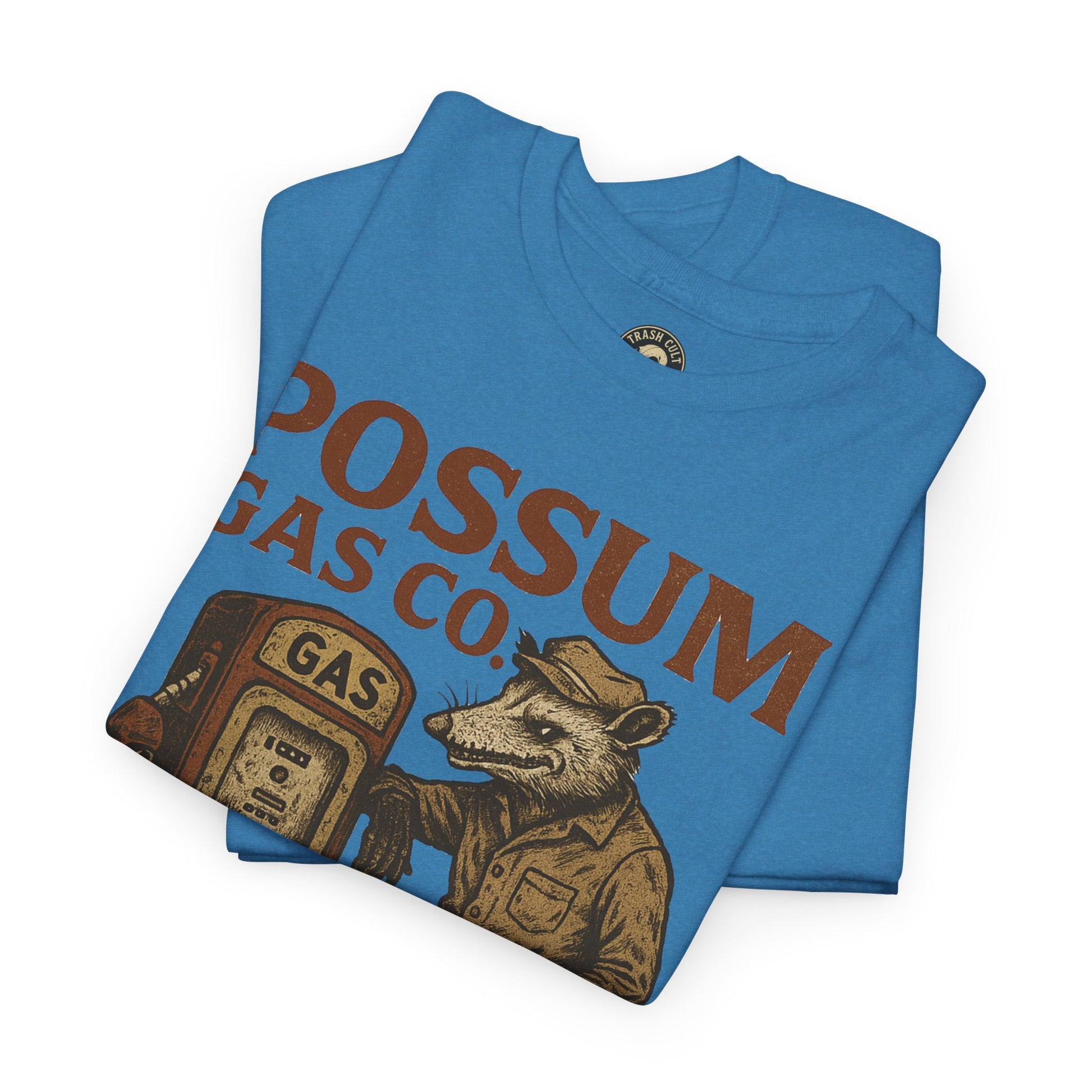 Possum Gas Co. Vintage Feral Mechanic Shirt – Trash Cult Supply Co. – Gildan 5000
