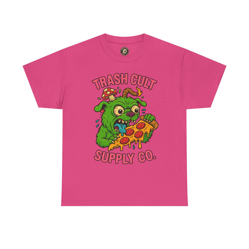 Feral Pizza Monster Shirt – Trash Cult Supply Co | Gildan 5000 Graphic Tee