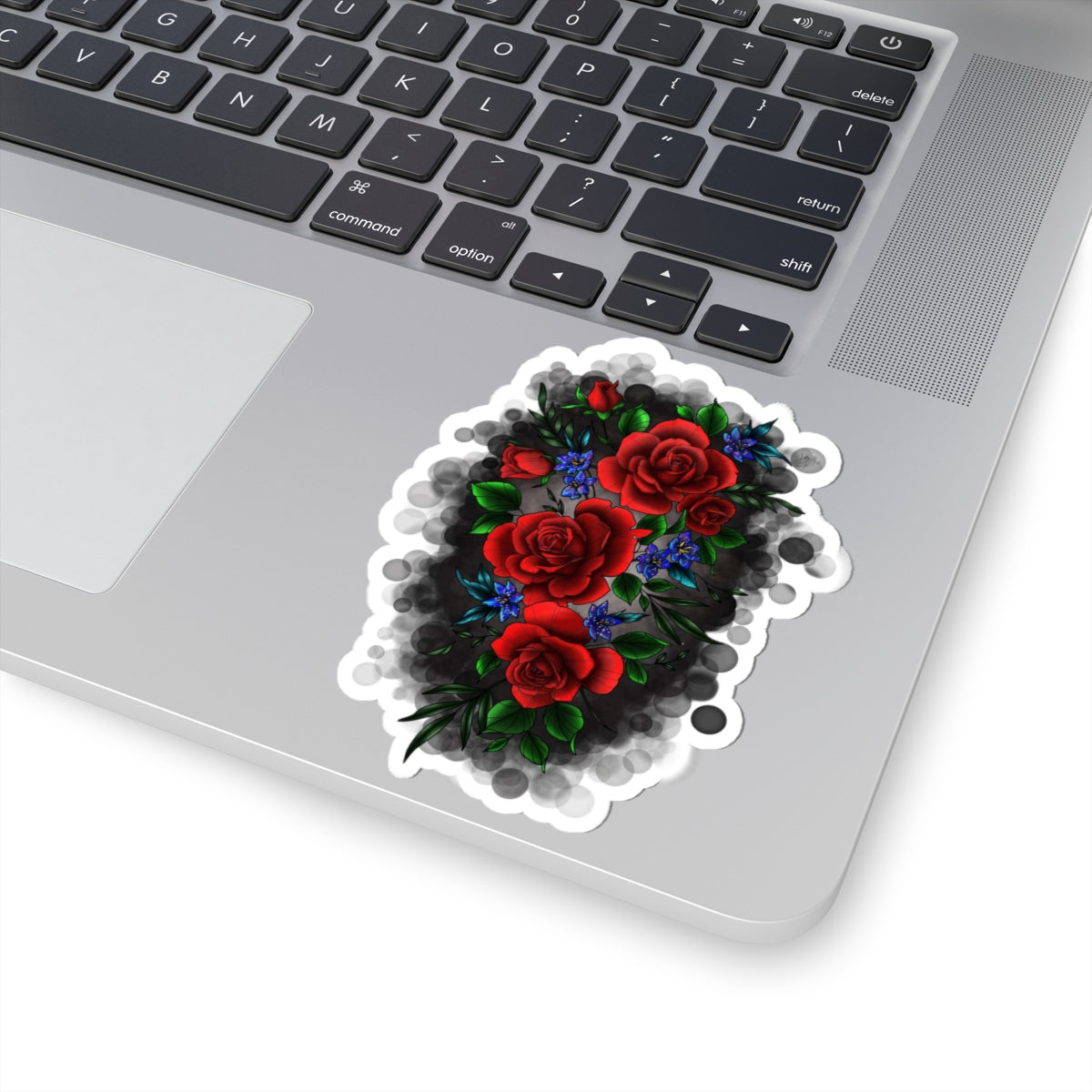 Floral Smoke Rose Sticker – Lara Davenport x Trash Cult