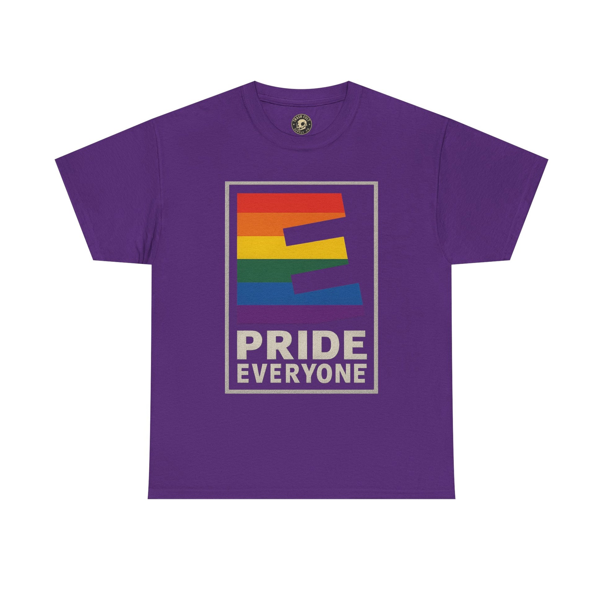 Pride “E for Everyone” T-Shirt – LGBTQ+ Inclusivity Graphic | Gildan 5000