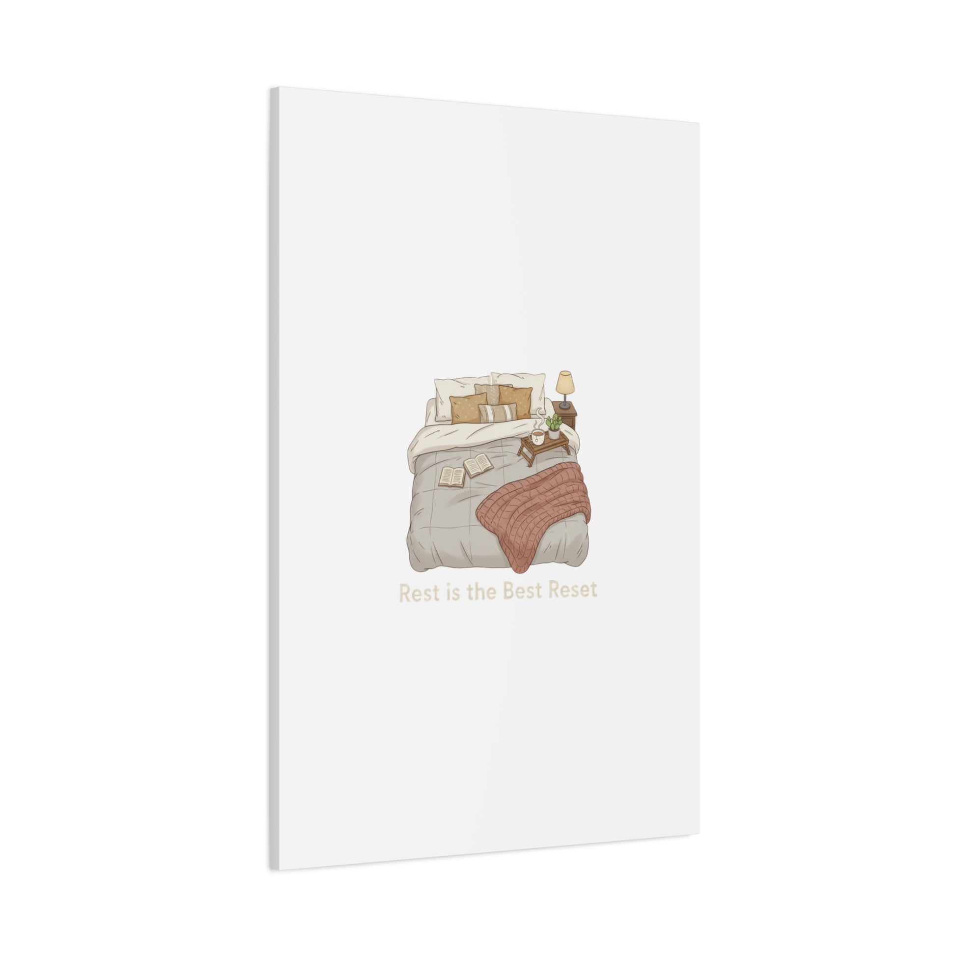 Rest is the Best Reset Canvas | sleepy humor, restful vibes