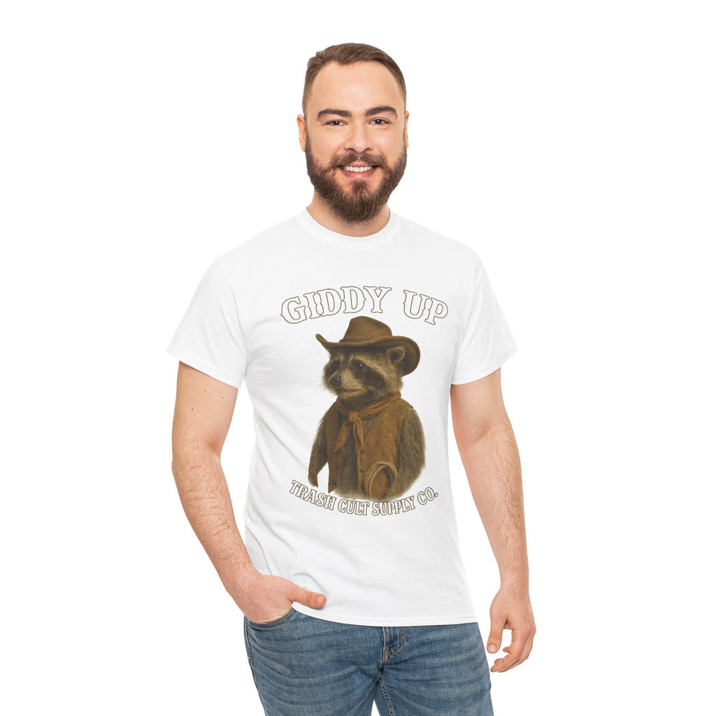 Giddy Up Graphic Tee, Funny Tee, Unisex Cowboy Shirt, Casual Wear, Gift for Him/Her