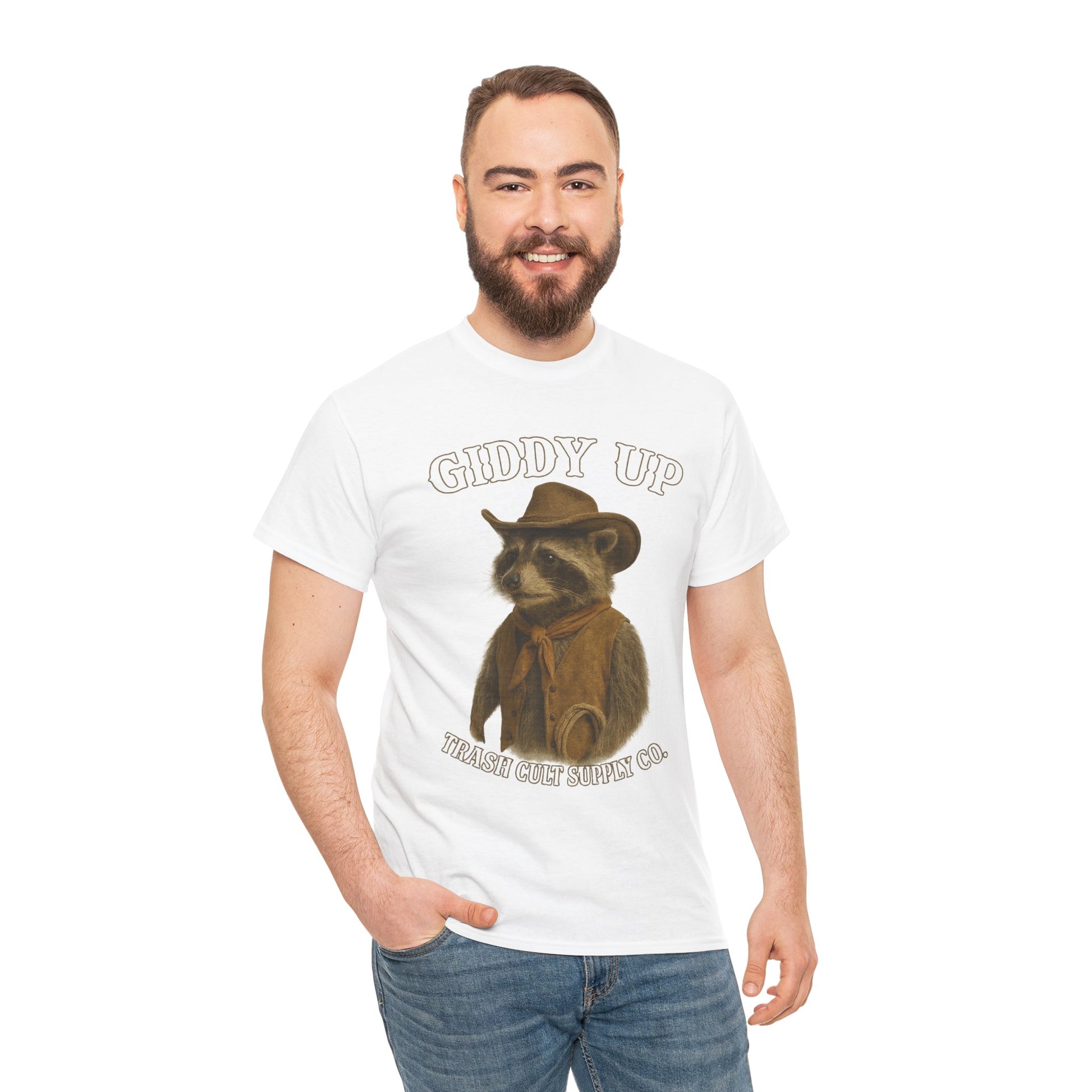 Giddy Up Graphic Tee, Funny Tee, Unisex Cowboy Shirt, Casual Wear, Gift for Him/Her