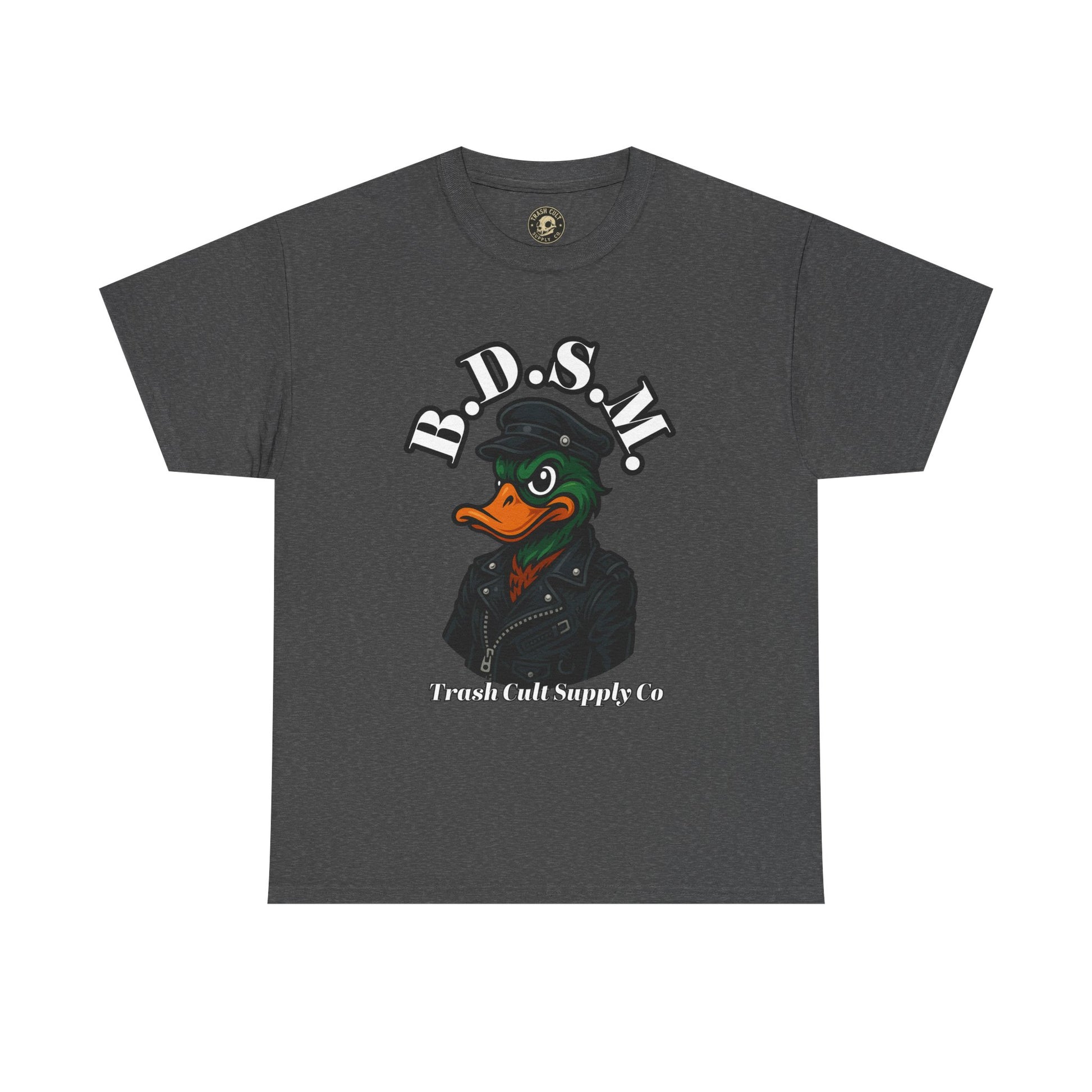 BDSM Mallard Duck Biker Shirt – Funny Biker Duck Tee on Gildan 5000