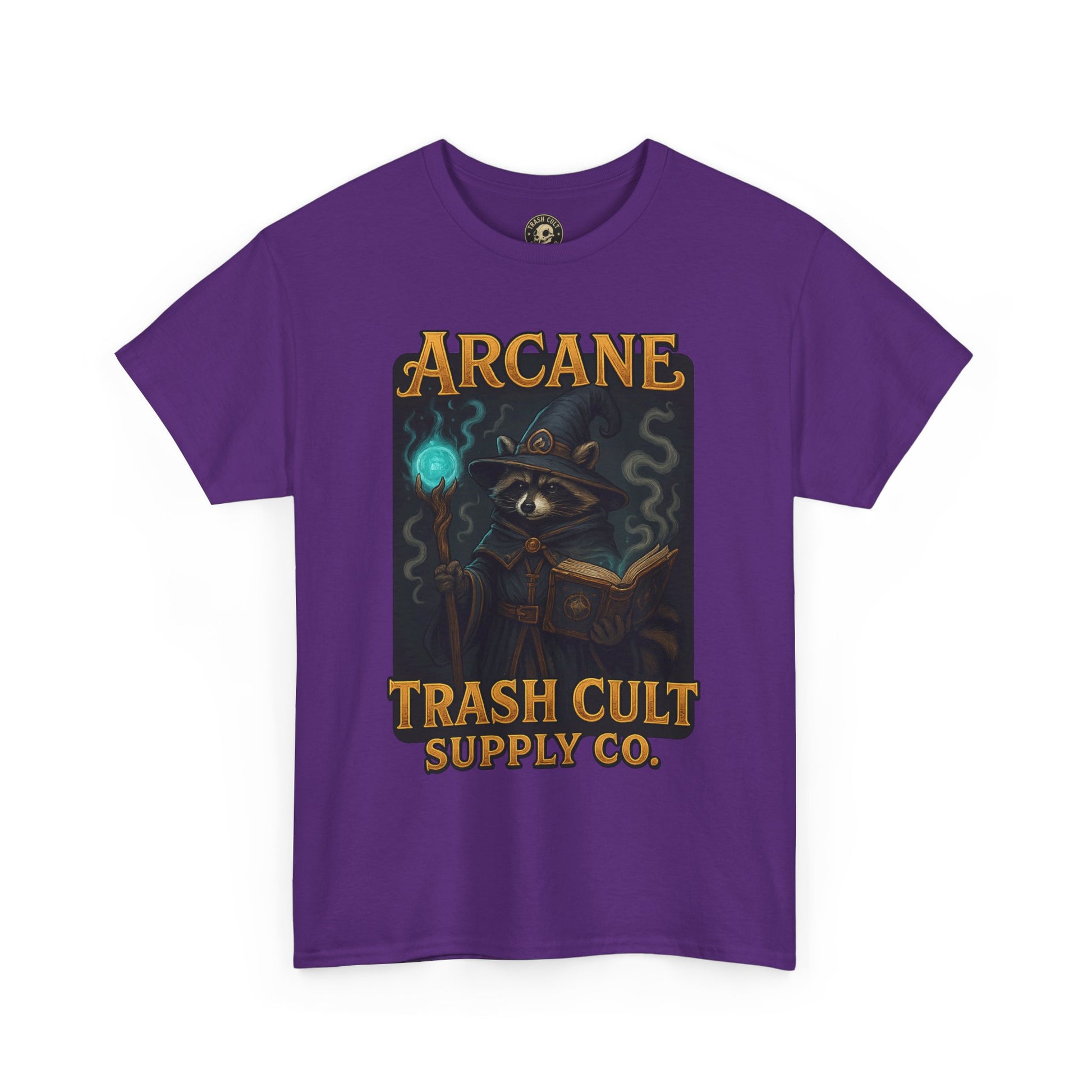 Arcane Trash Cult Unisex Heavy Cotton Tee, Cult Merchandise, Witchy Style, Halloween Tee, Casual Everyday Wear