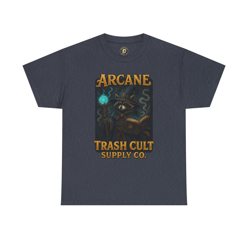 Arcane Trash Cult Unisex Heavy Cotton Tee, Cult Merchandise, Witchy Style, Halloween Tee, Casual Everyday Wear