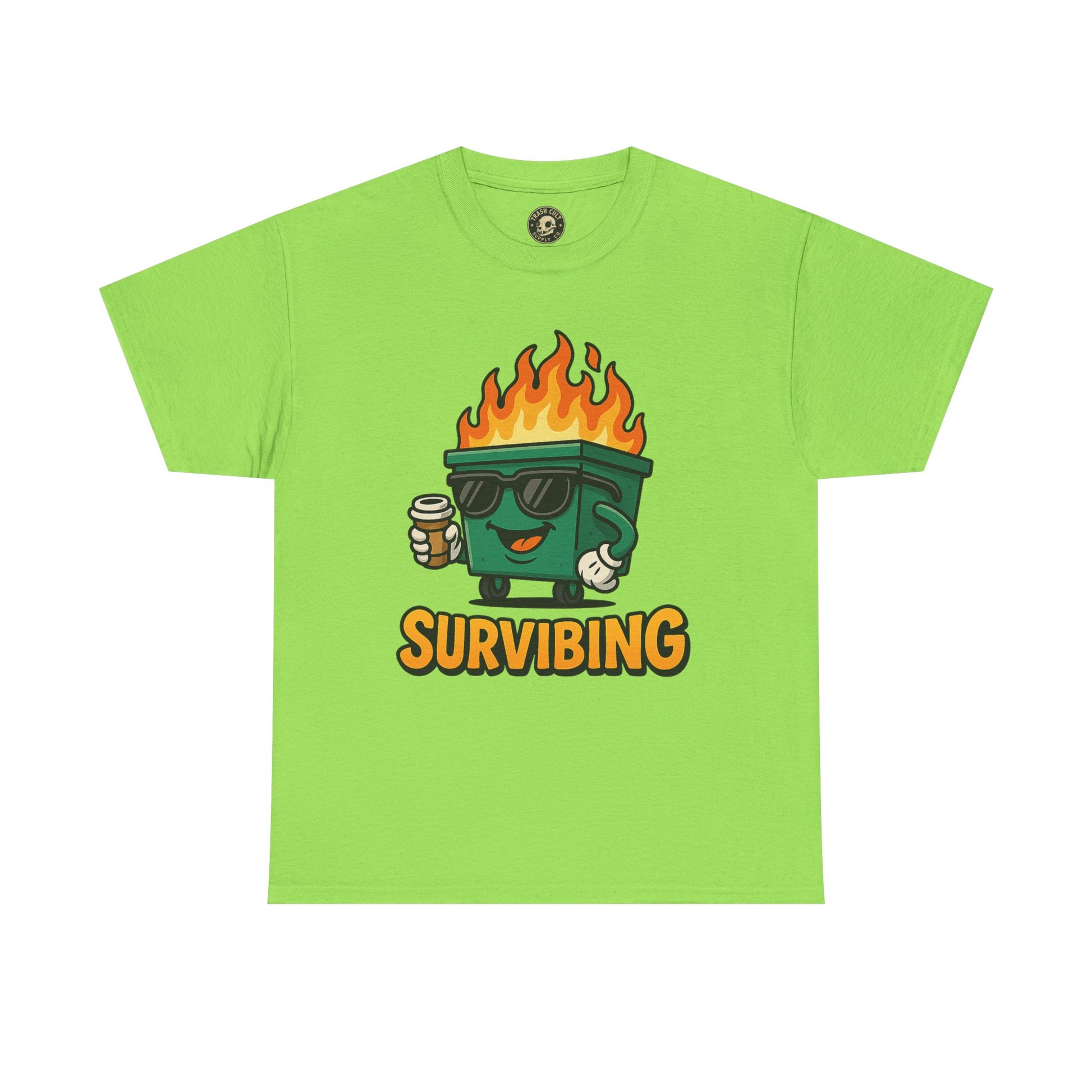 Survibing Shirt – High Visibility Safety Colors – Gildan 5000 Unisex Tee