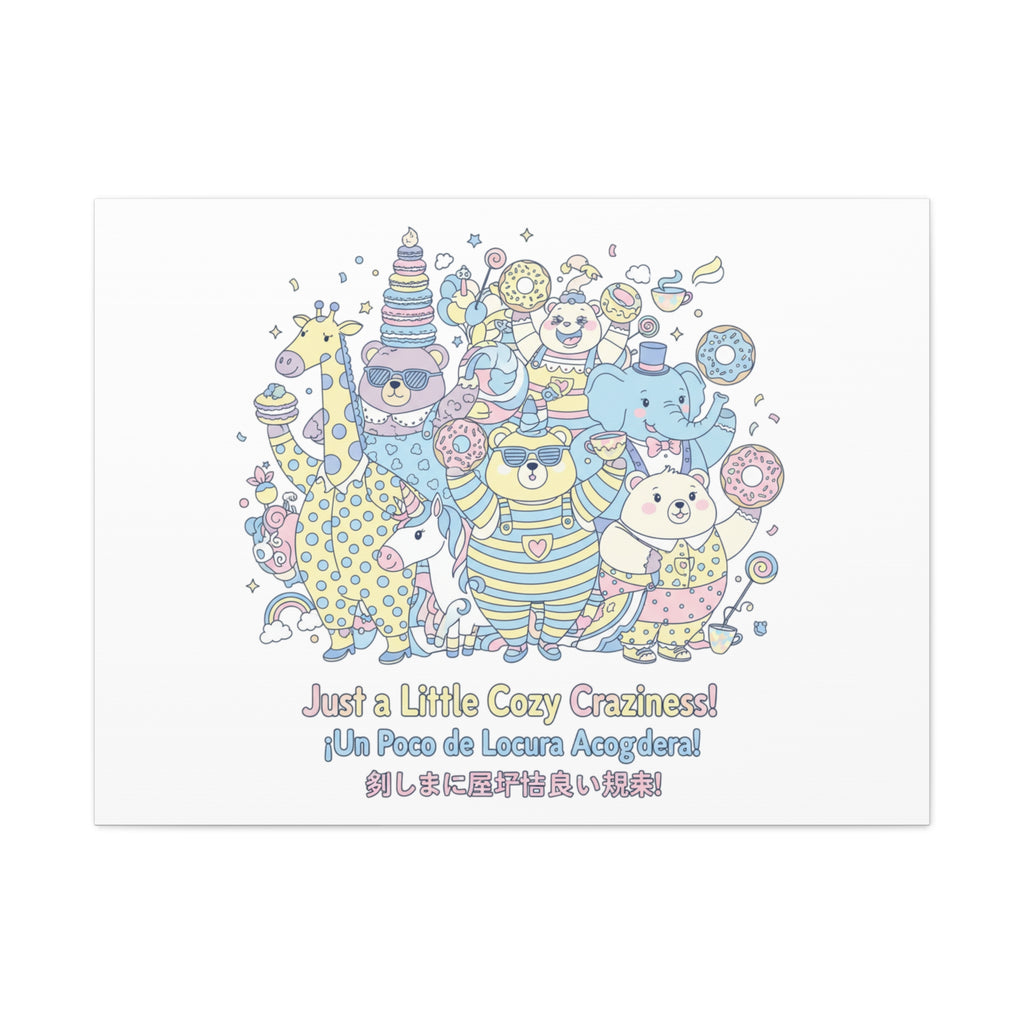 Cozy Craziness Canvas | mildly unhinged cute, whimsical weird