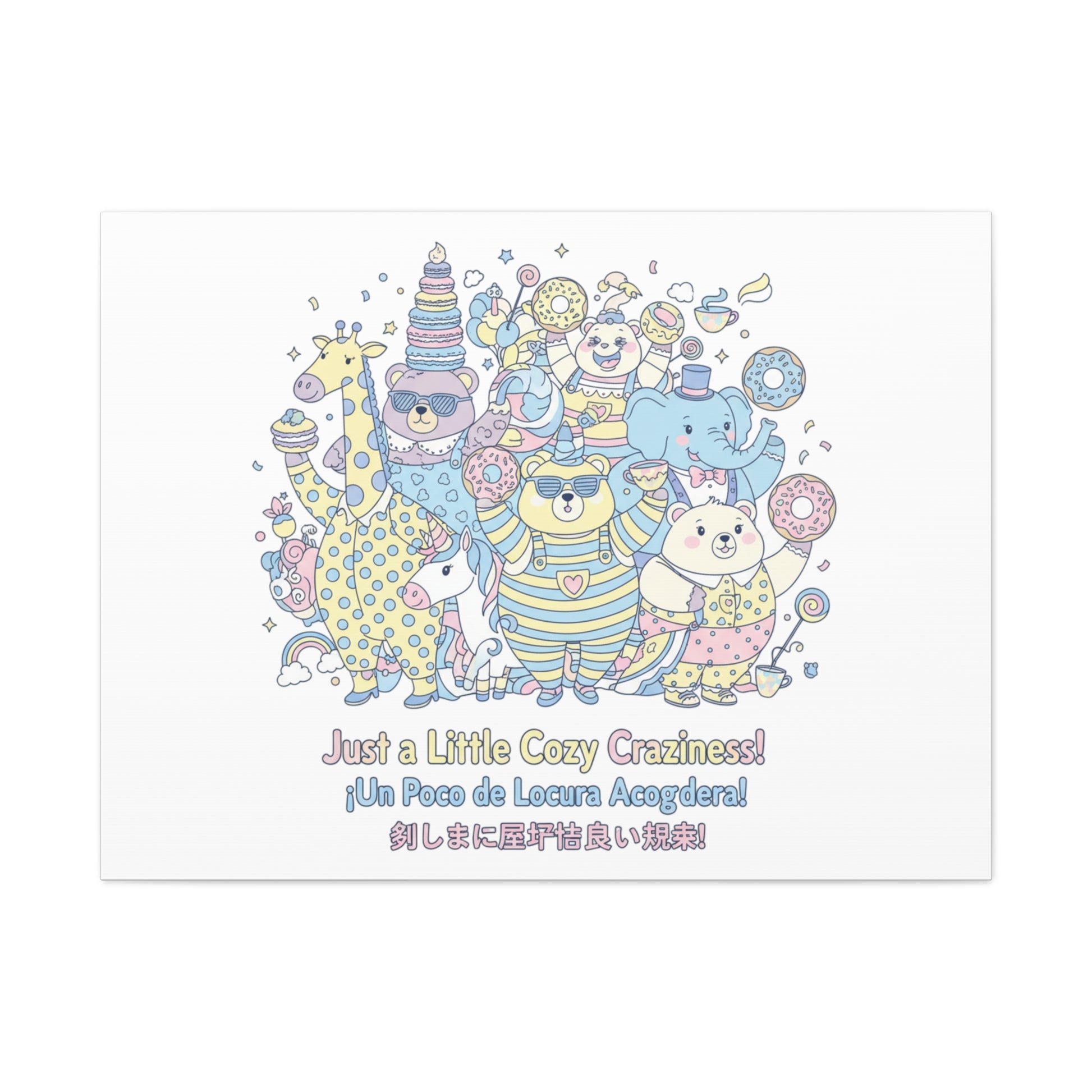 Cozy Craziness Canvas | mildly unhinged cute, whimsical weird