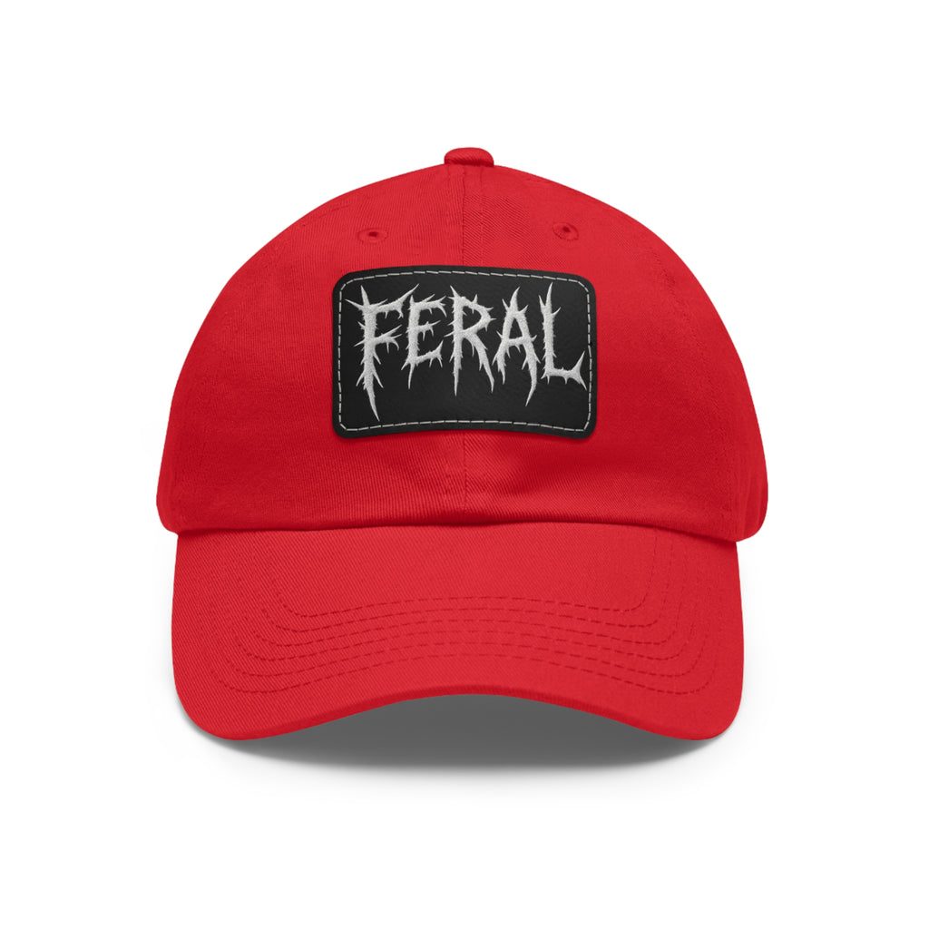 FERAL Embroidered Leather Patch Hat – Trash Cult Supply Co.