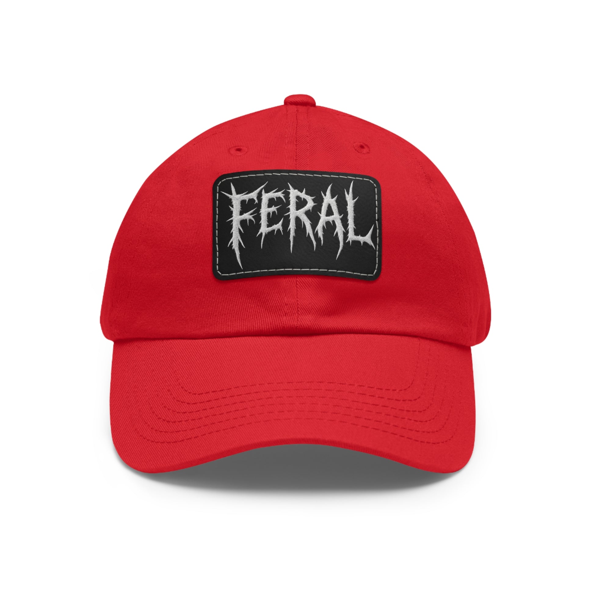 FERAL Embroidered Leather Patch Hat – Trash Cult Supply Co.