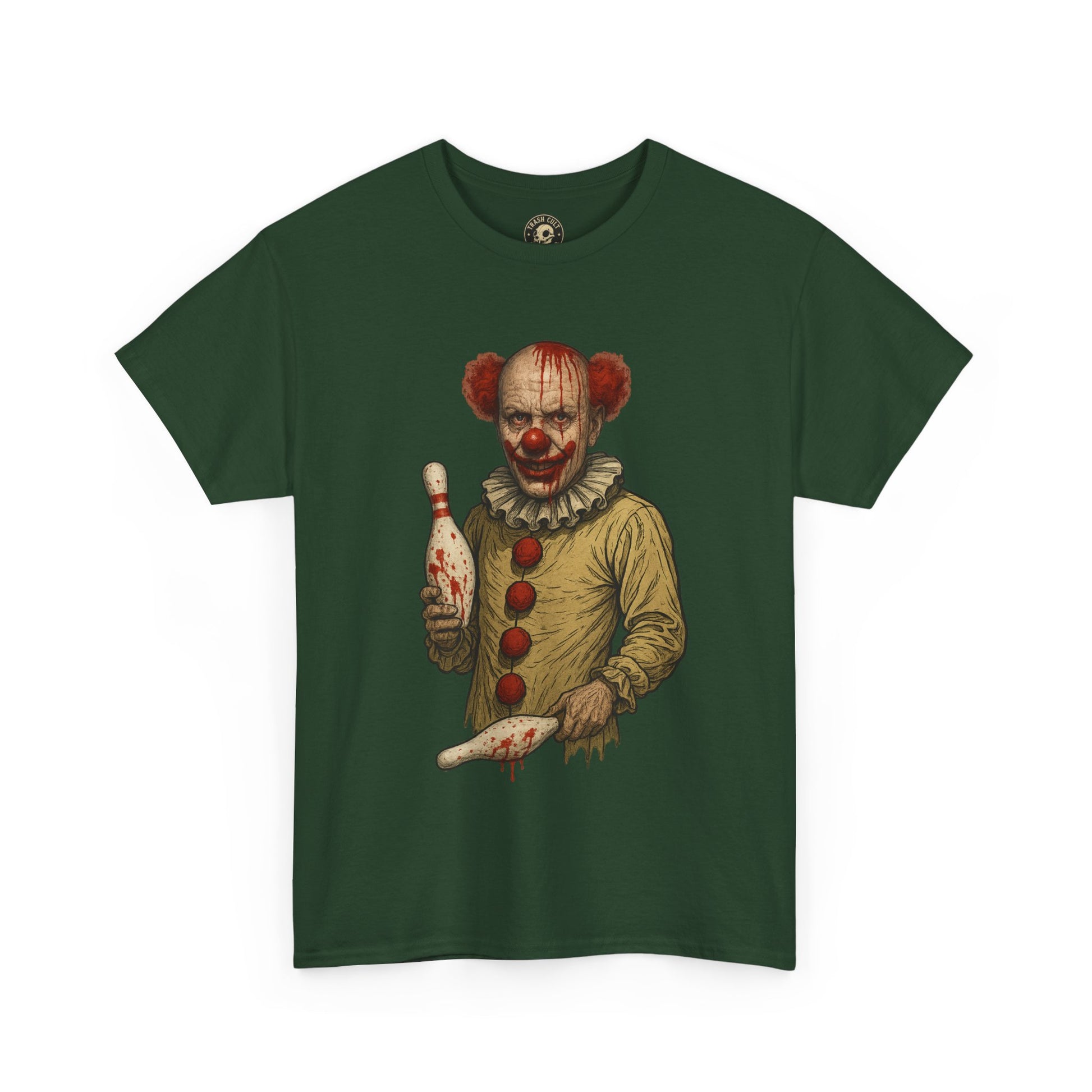 Spooky Clown Unisex Tee | Horror Fan Shirt, Halloween Costume, Graphic Tee, Horror Movie Merchandise, Unique Gift