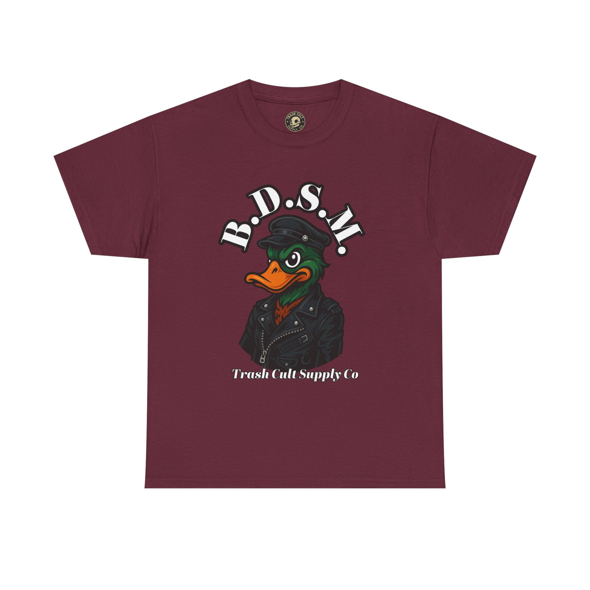 BDSM Mallard Duck Biker Shirt – Funny Biker Duck Tee on Gildan 5000