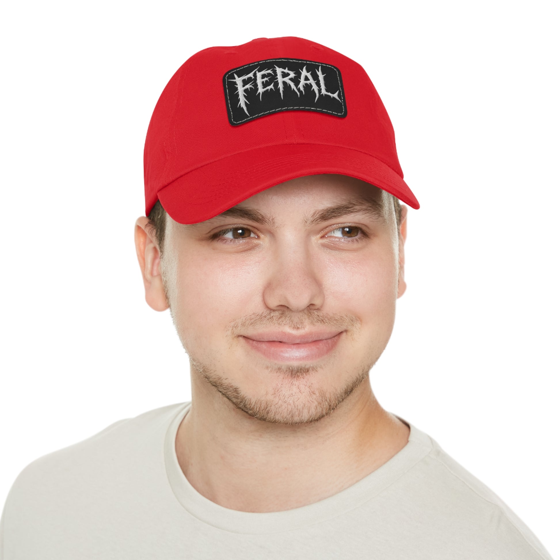 FERAL Embroidered Leather Patch Hat – Trash Cult Supply Co.