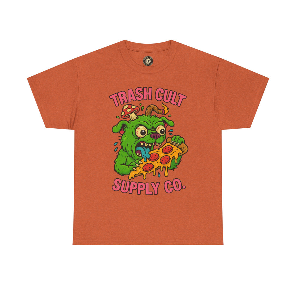 Feral Pizza Monster Shirt – Trash Cult Supply Co | Gildan 5000 Graphic Tee