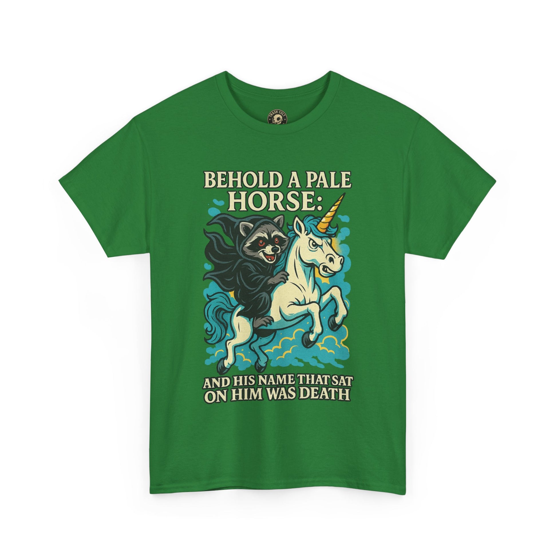 Behold a Pale Horse – Raccoon of Death Shirt | Gildan 5000 Unisex Tee