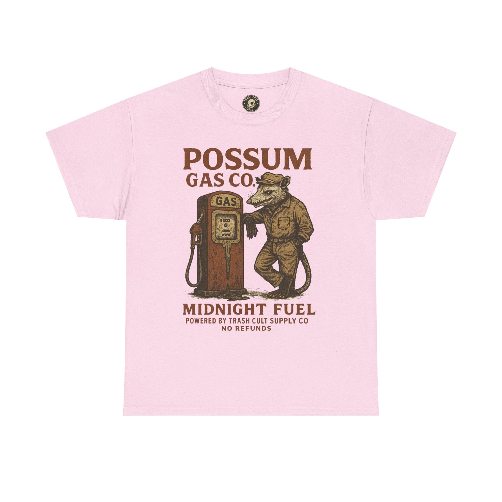 Possum Gas Co. Vintage Feral Mechanic Shirt – Trash Cult Supply Co. – Gildan 5000