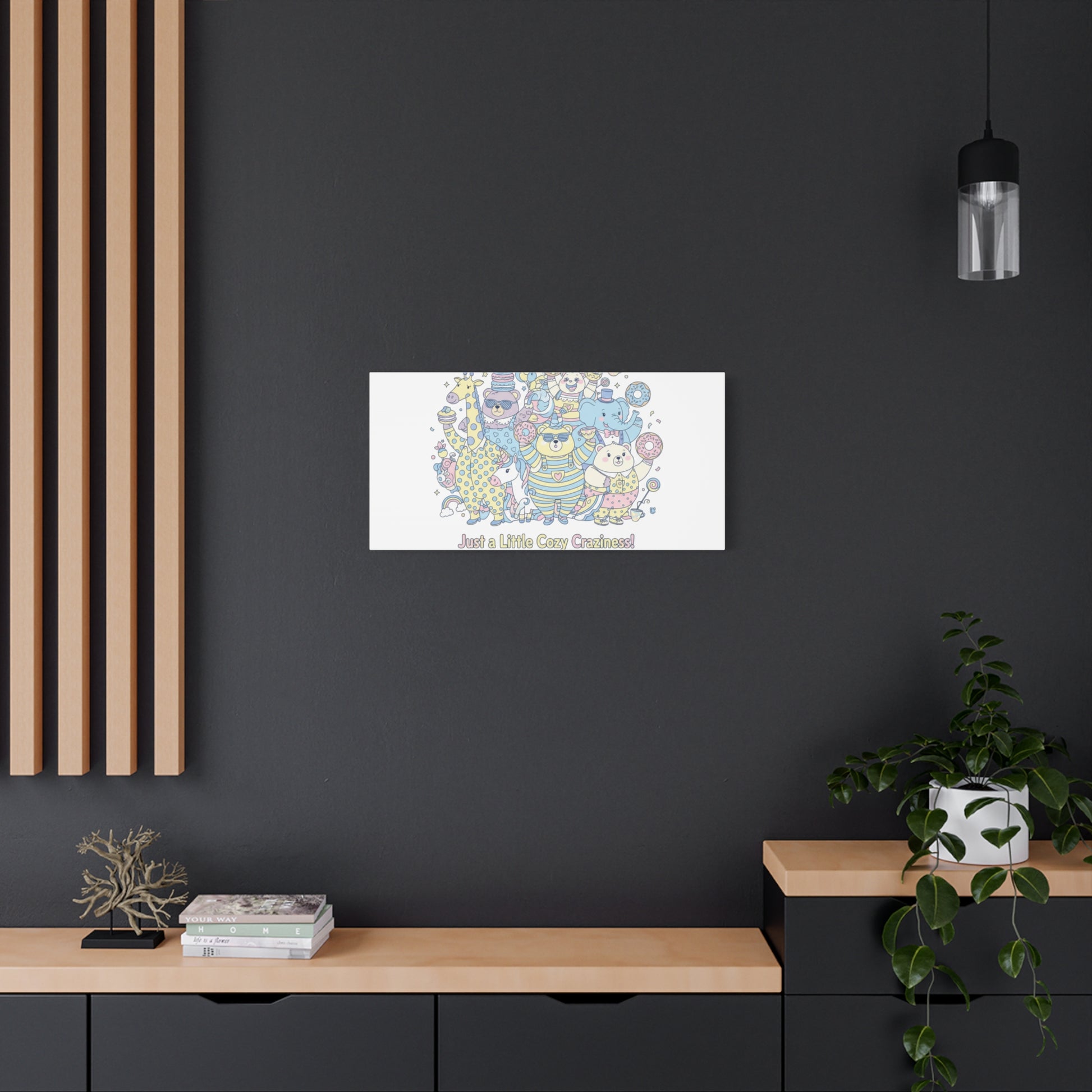 Cozy Craziness Canvas | mildly unhinged cute, whimsical weird