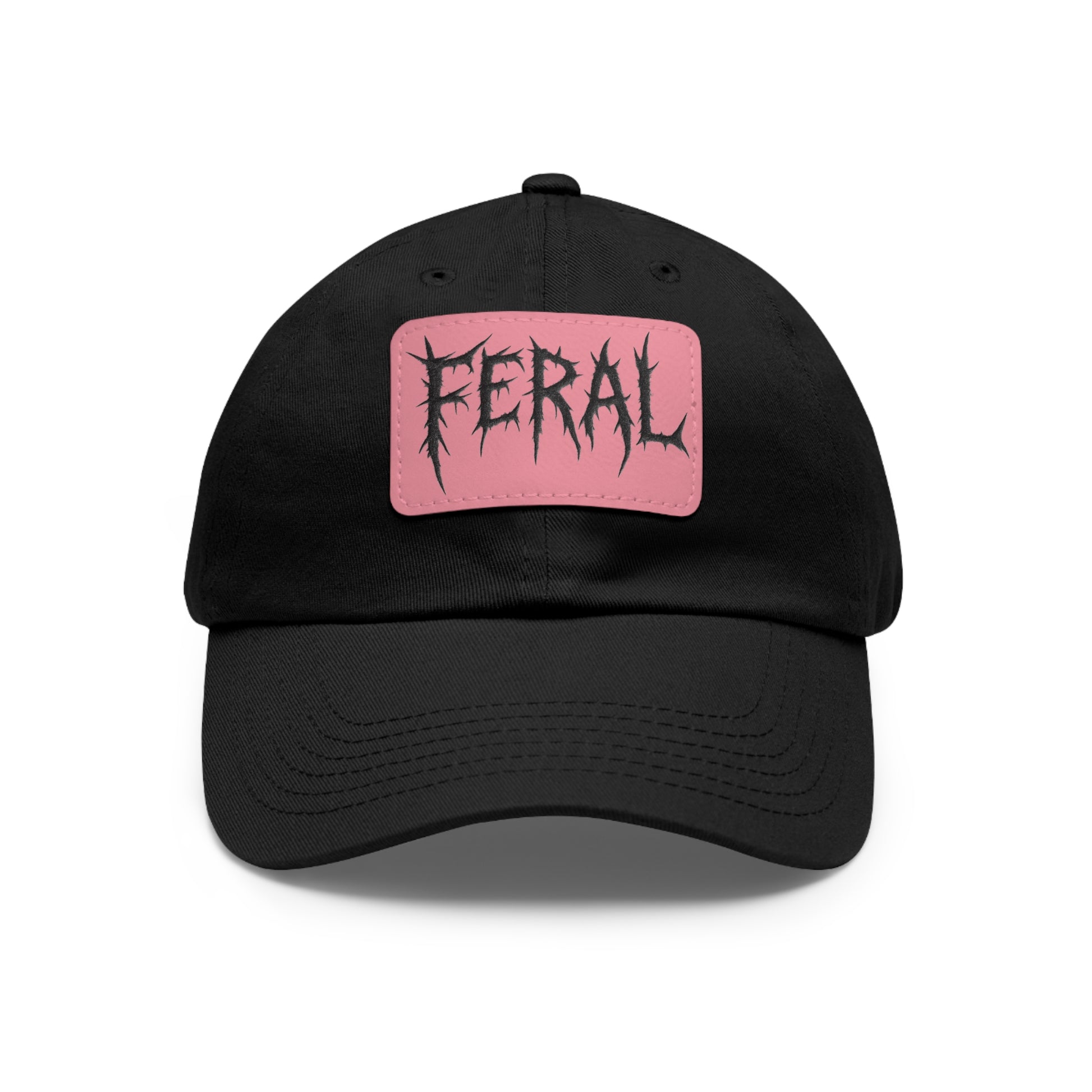 FERAL Embroidered Leather Patch Hat – Trash Cult Supply Co.
