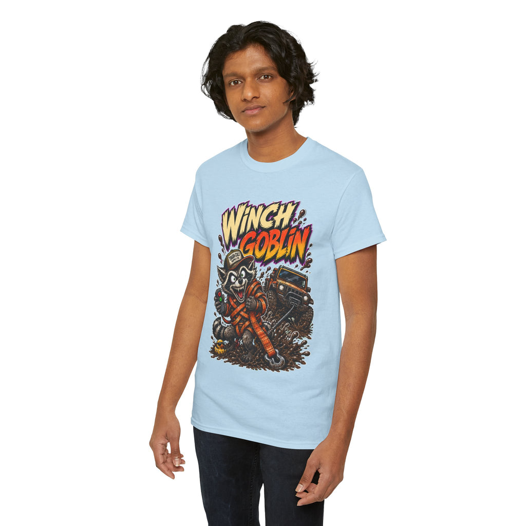 Winch Goblin Tee — Vintage Tow Truck Mechanic Graphic Shirt
