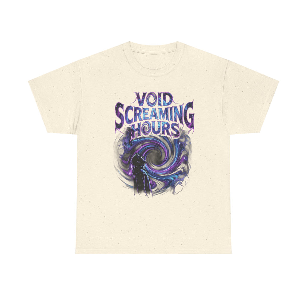 Void Screaming Hours Tee — Gothic Cosmic Horror T‑Shirt