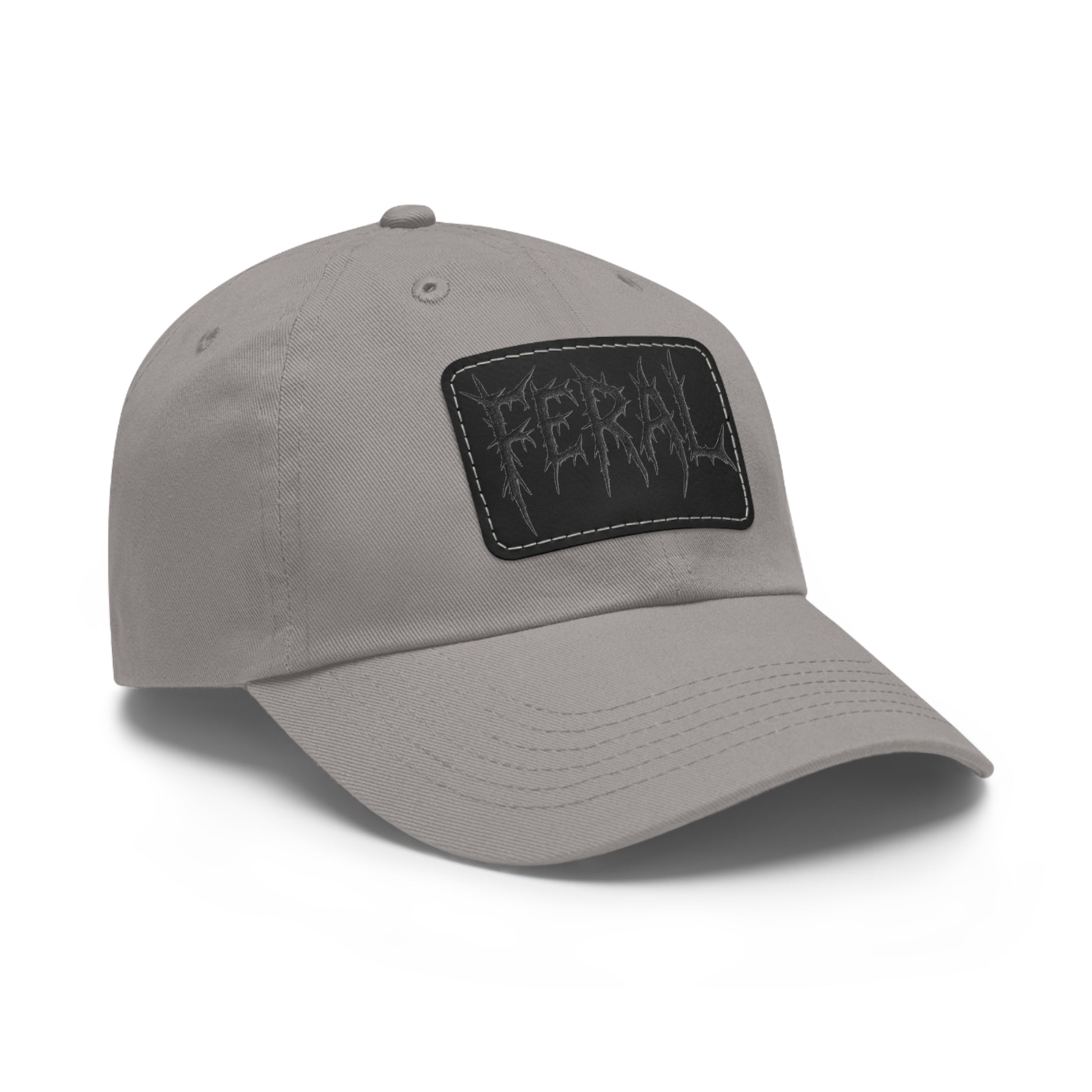 FERAL Embroidered Leather Patch Hat – Trash Cult Supply Co.