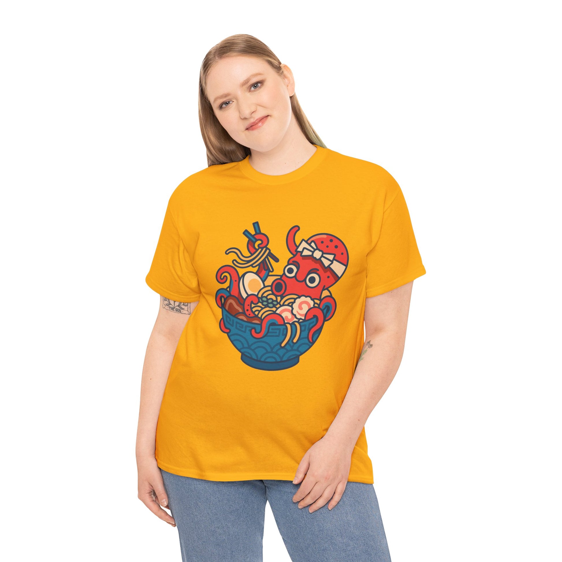 Octopus Ramen Bowl Shirt – Funny Japanese Noodle Graphic Tee