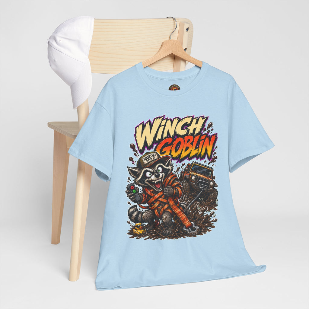 Winch Goblin Tee — Vintage Tow Truck Mechanic Graphic Shirt