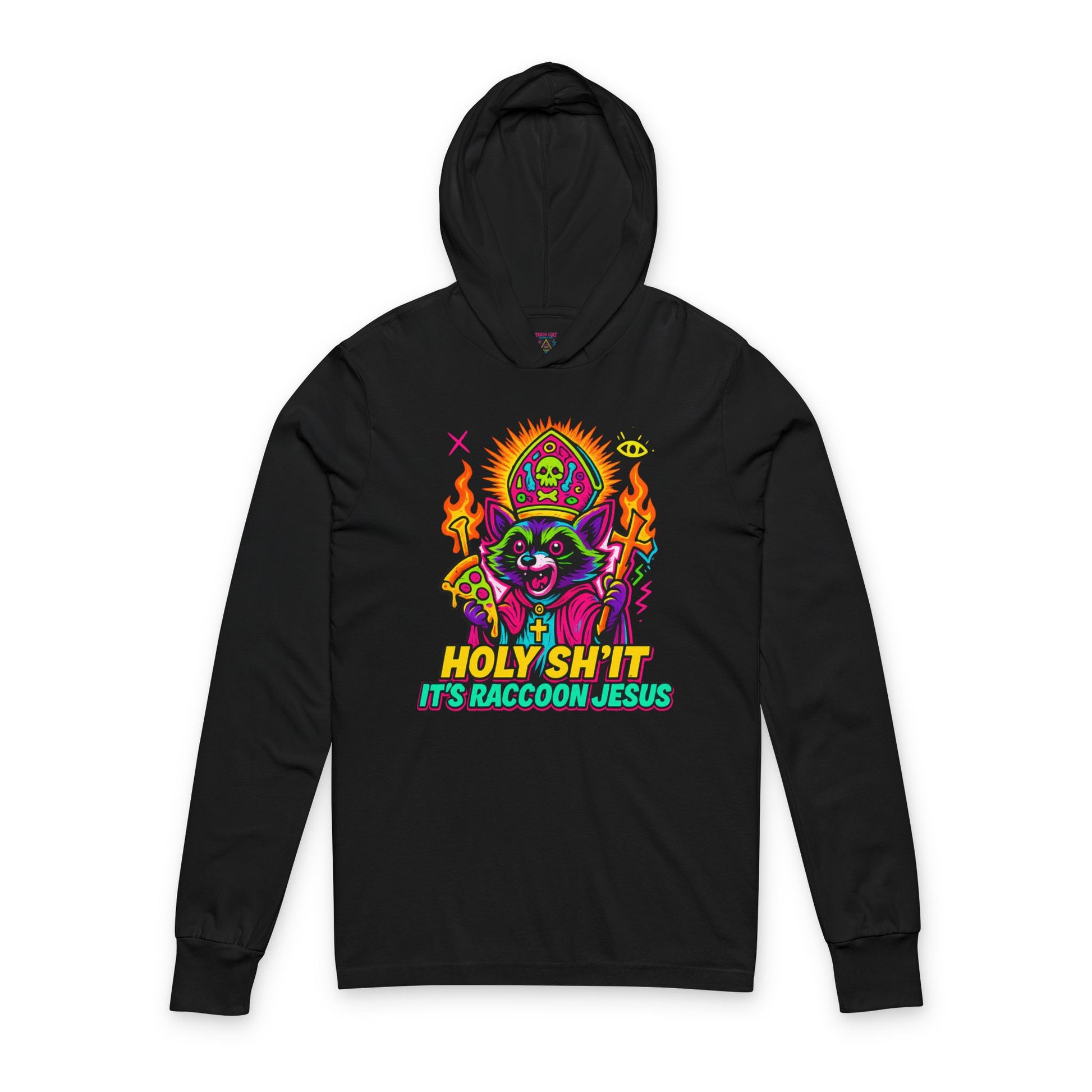 Holy Sh*t, It’s Raccoon Jesus – Limited Edition Bella+Canvas 3512 Hoodie | Illuminasty Drop