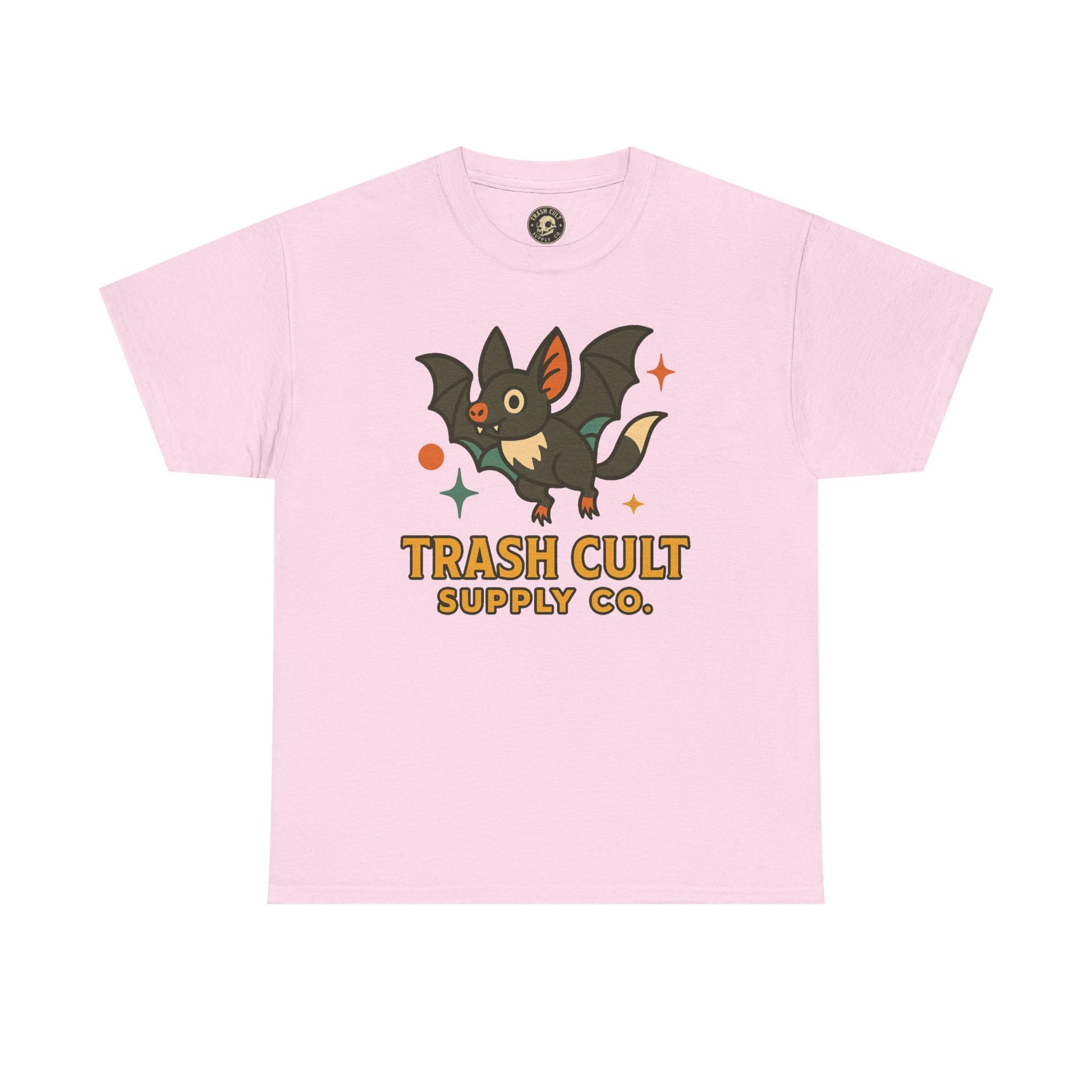 Trash Cult Supply Co. Unisex Heavy Cotton Tee - Fun Graphic Tee for Casual Wear, Perfect Gift for Bat Lovers, Halloween T-Shirt, [...]