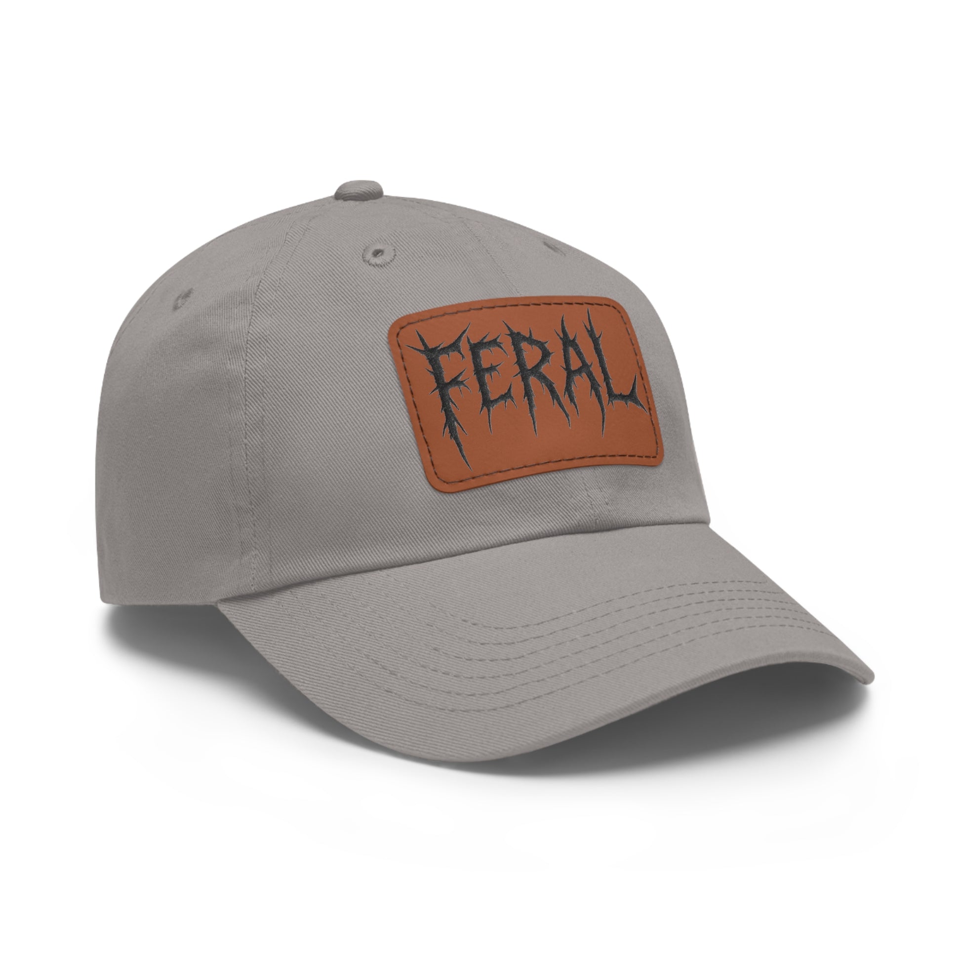 FERAL Embroidered Leather Patch Hat – Trash Cult Supply Co.