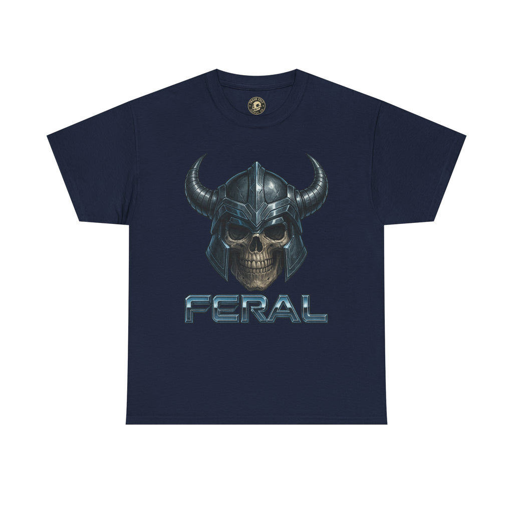 Feral Skull Graphic Tee, Unisex Cotton Shirt, Casual Wear, Gamer Apparel, Unique Gift for Fans