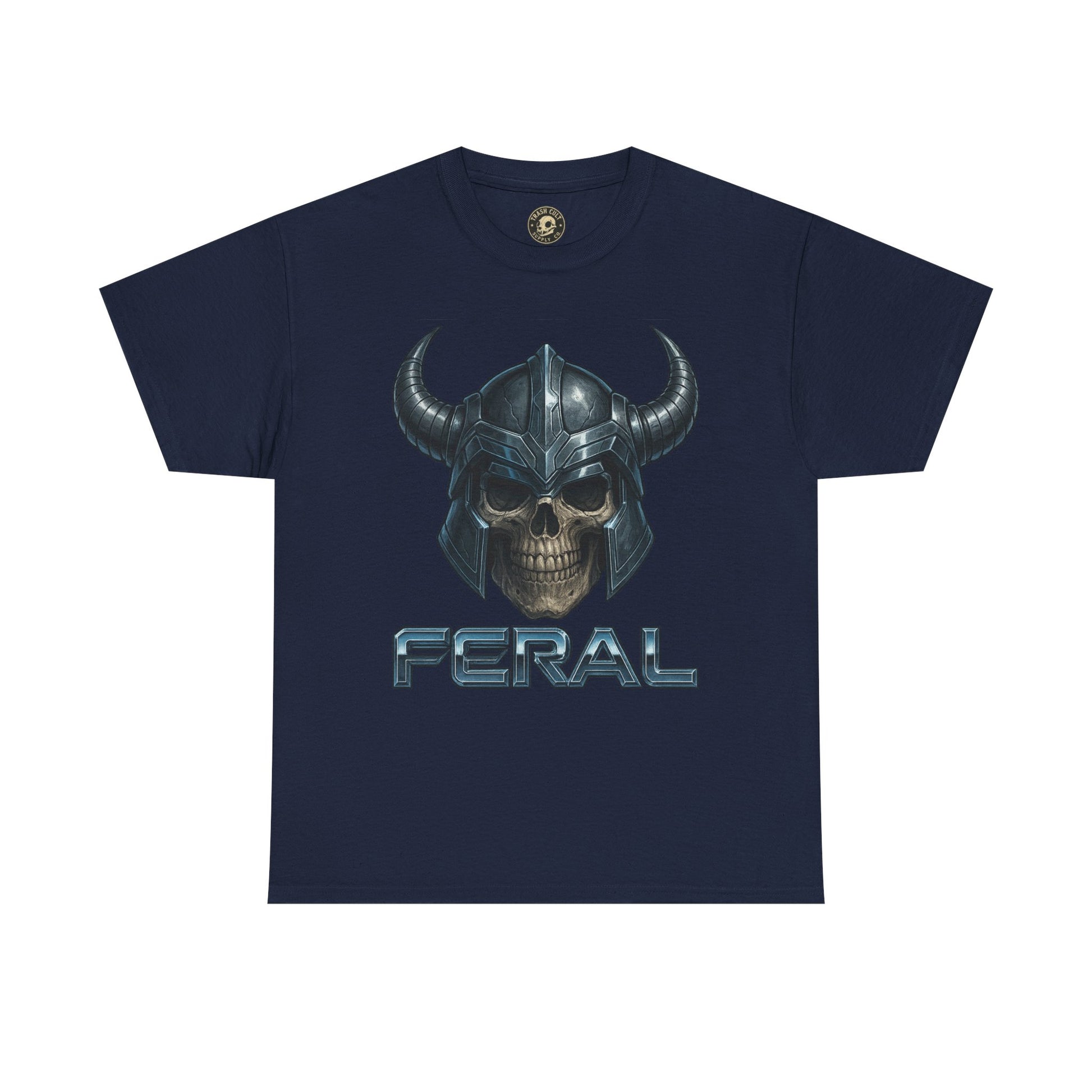 Feral Skull Graphic Tee, Unisex Cotton Shirt, Casual Wear, Gamer Apparel, Unique Gift for Fans