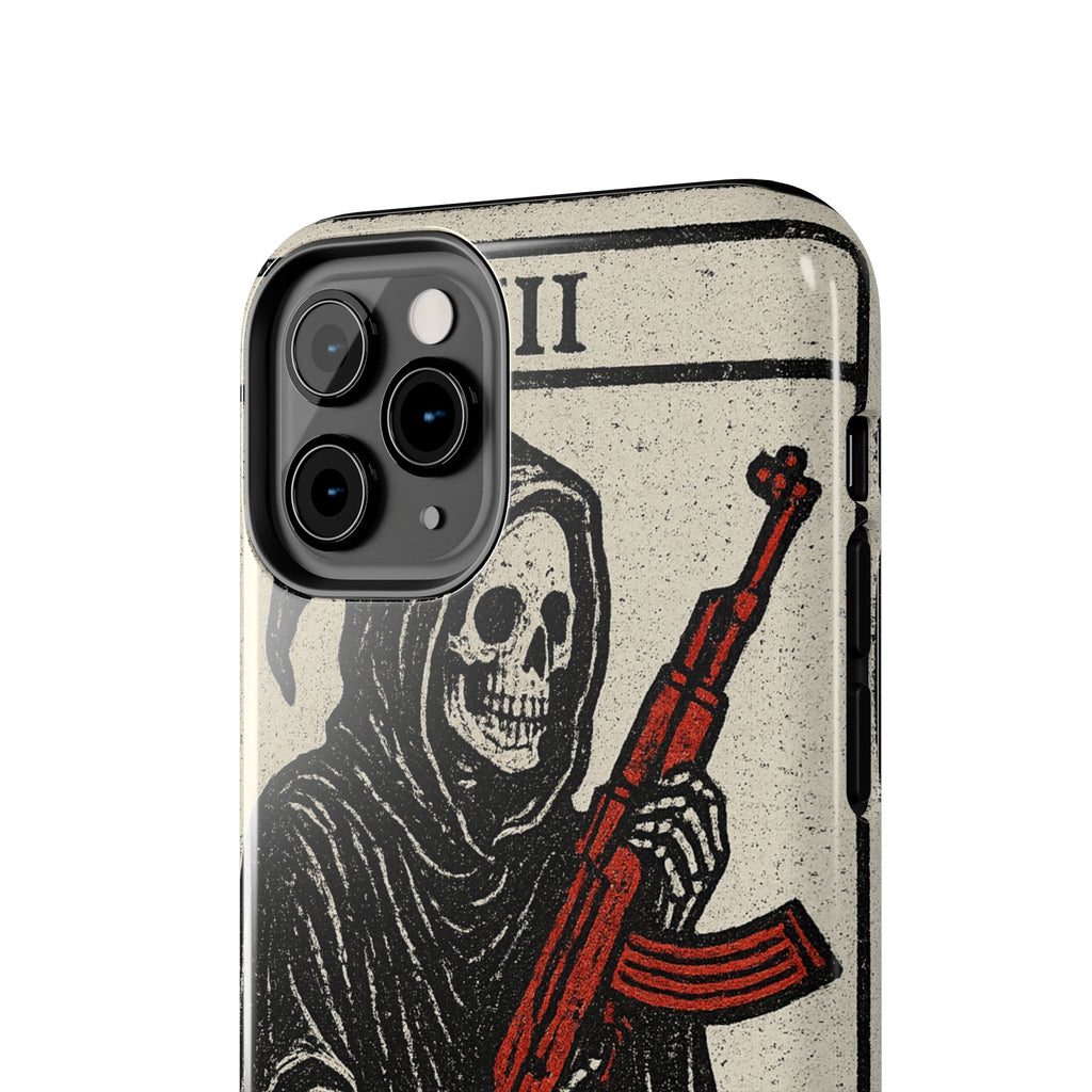 Grim Reaper Phone Case, Tough Phone Case for Gamers, Unique Smartphone Accessories, Halloween Decor, Death-Inspired Gift
