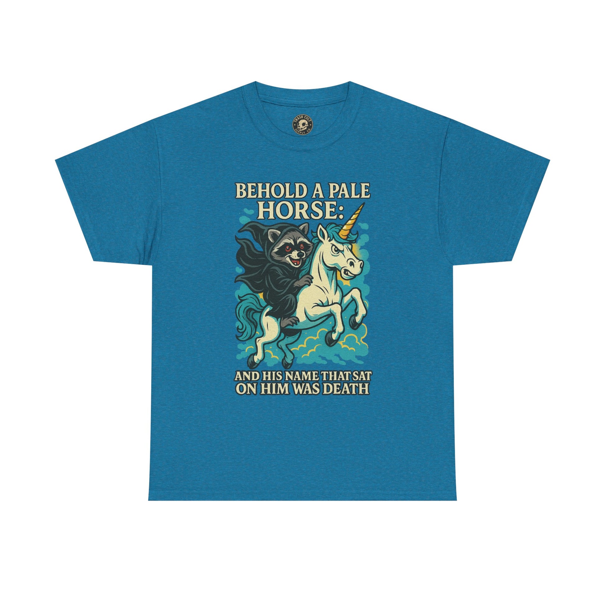 Behold a Pale Horse – Raccoon of Death Shirt | Gildan 5000 Unisex Tee