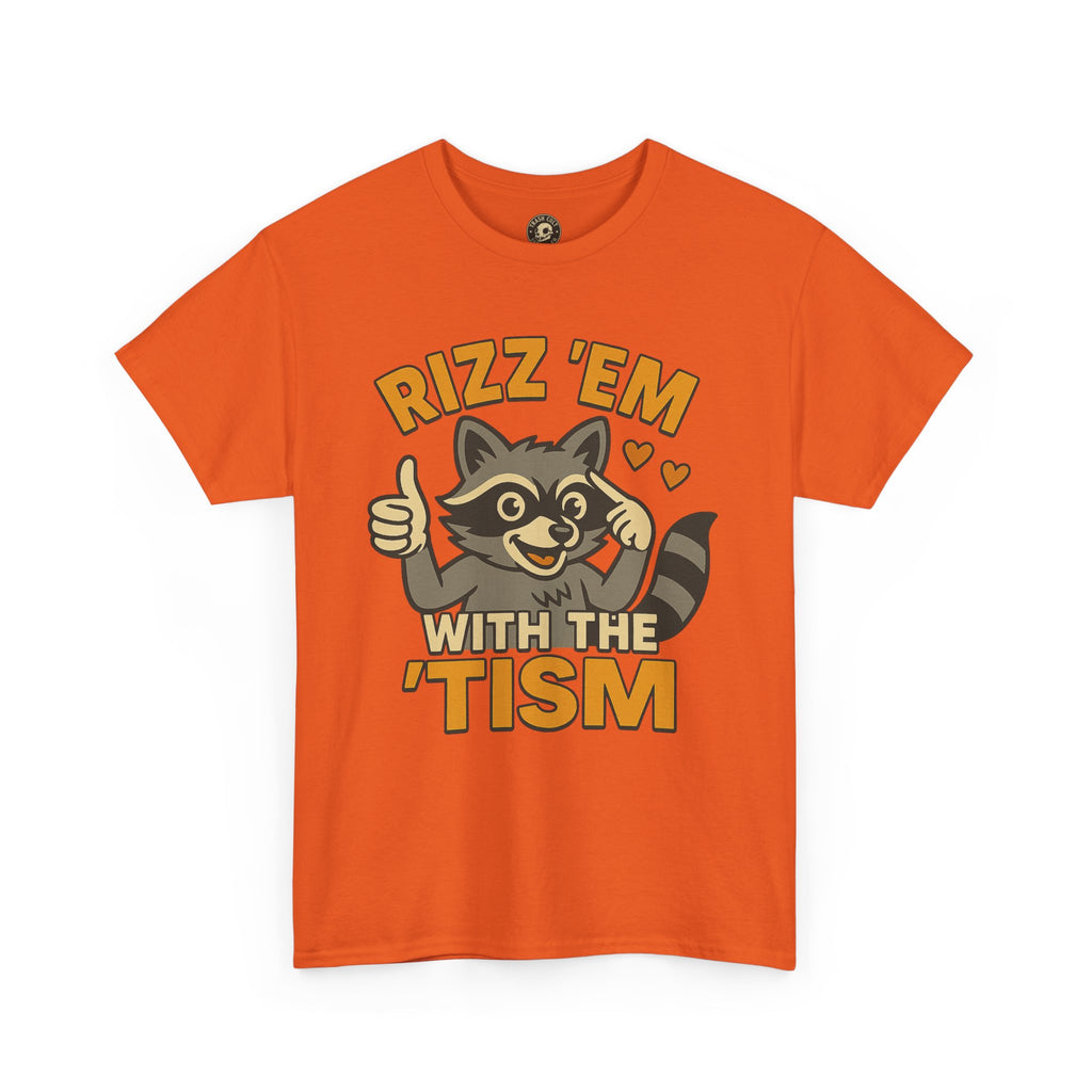 Rizz ’Em With the ’Tism T-Shirt – Funny Neurodivergent Graphic Tee for Bold Personalities