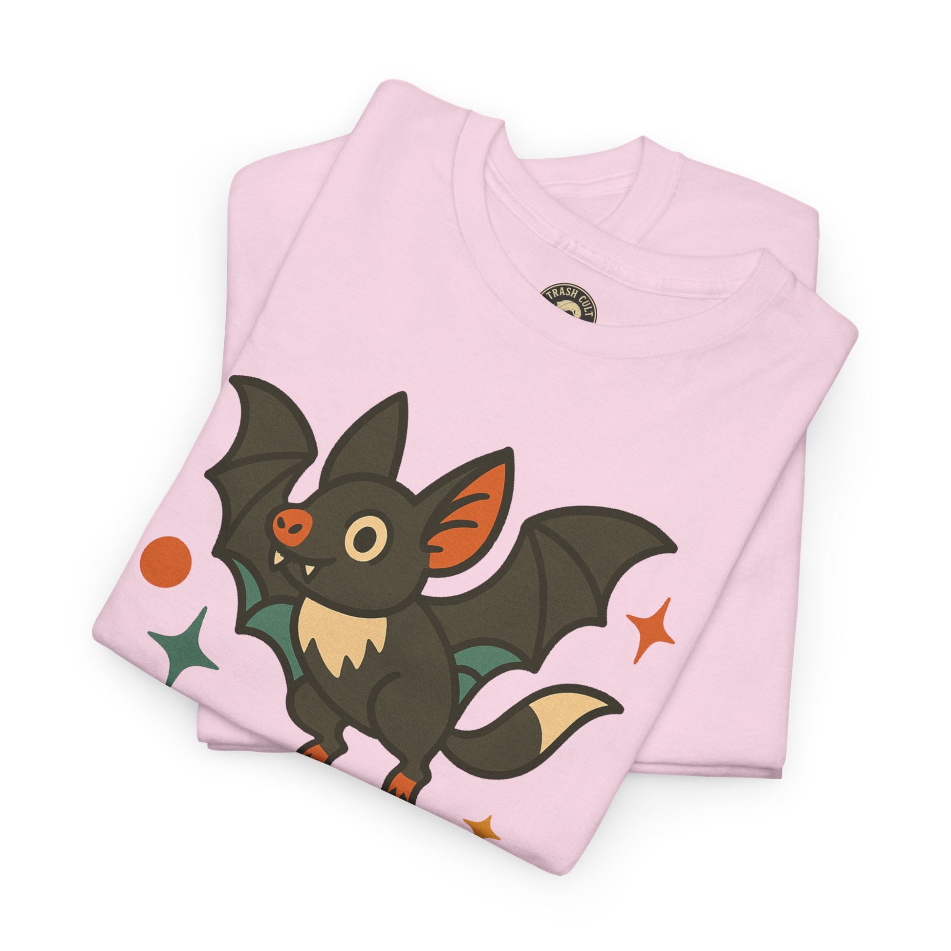 Trash Cult Supply Co. Unisex Heavy Cotton Tee - Fun Graphic Tee for Casual Wear, Perfect Gift for Bat Lovers, Halloween T-Shirt, [...]