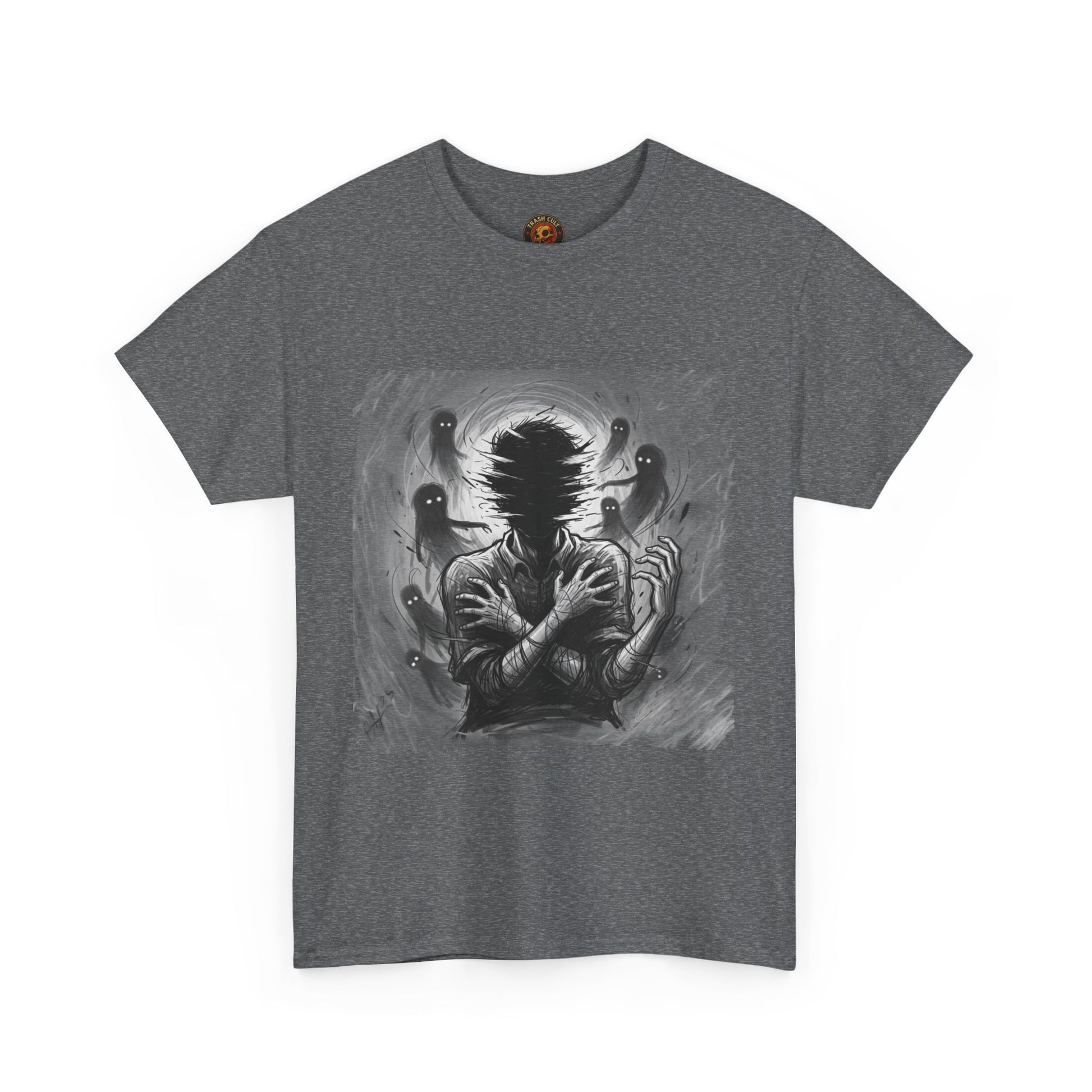 Xian Allen x Trash Cult Shirt – “Don’t Let Them In” | Ghost Spiral Emotional Horror Tee