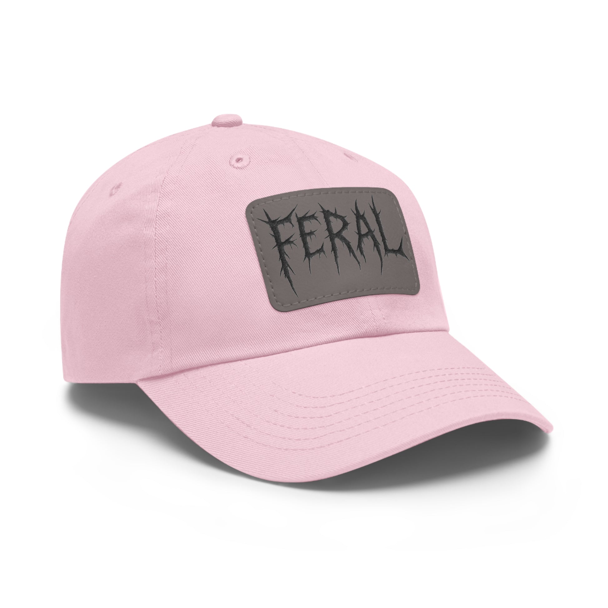 FERAL Embroidered Leather Patch Hat – Trash Cult Supply Co.