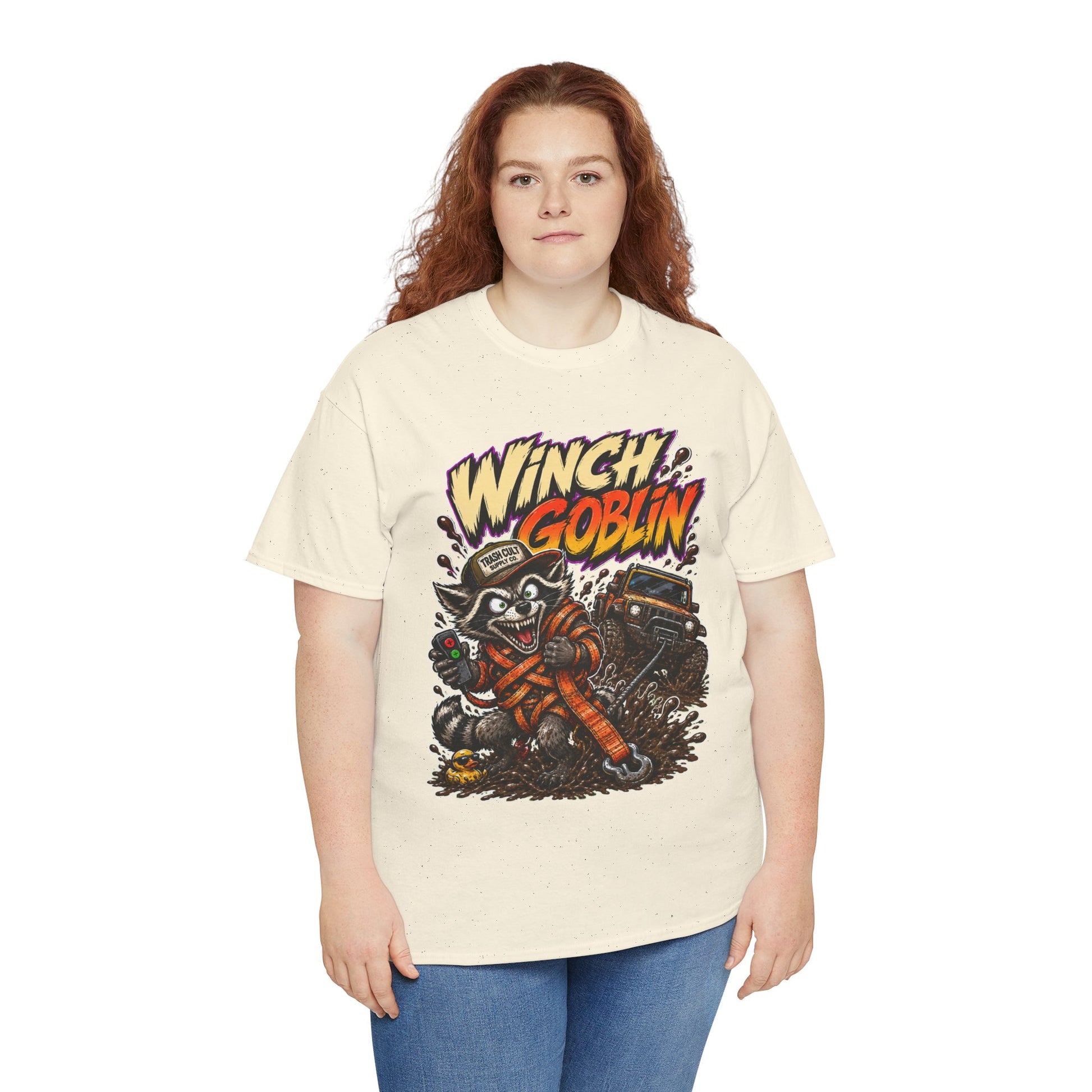Winch Goblin Tee — Vintage Tow Truck Mechanic Graphic Shirt