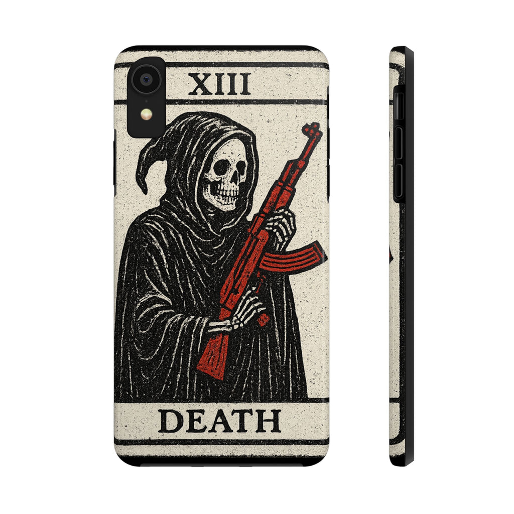 Grim Reaper Phone Case, Tough Phone Case for Gamers, Unique Smartphone Accessories, Halloween Decor, Death-Inspired Gift