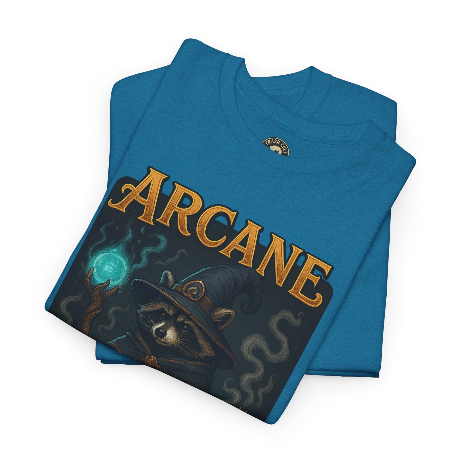 Arcane Trash Cult Unisex Heavy Cotton Tee, Cult Merchandise, Witchy Style, Halloween Tee, Casual Everyday Wear
