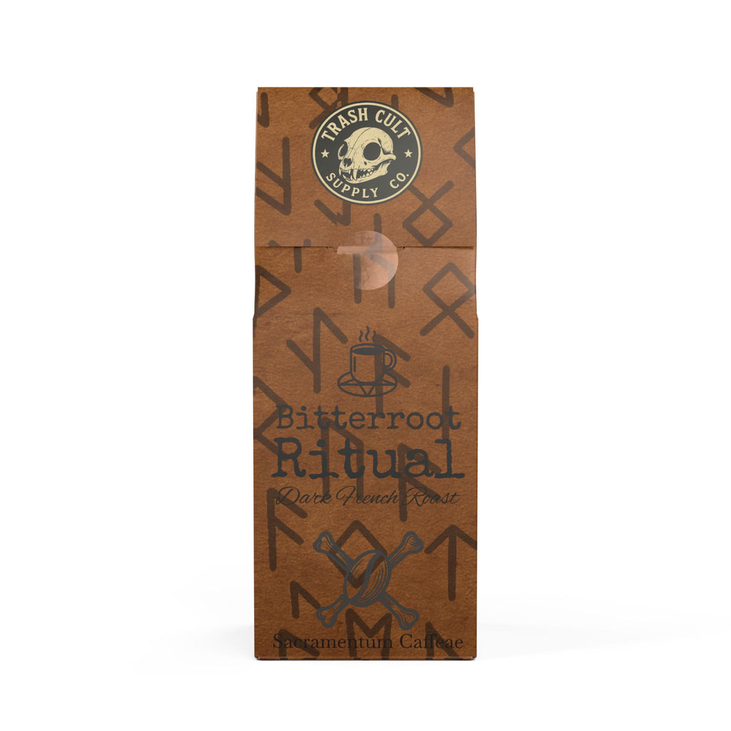 ☠️ Bitterroot Ritual – Dark French Roast Coffee (12oz)