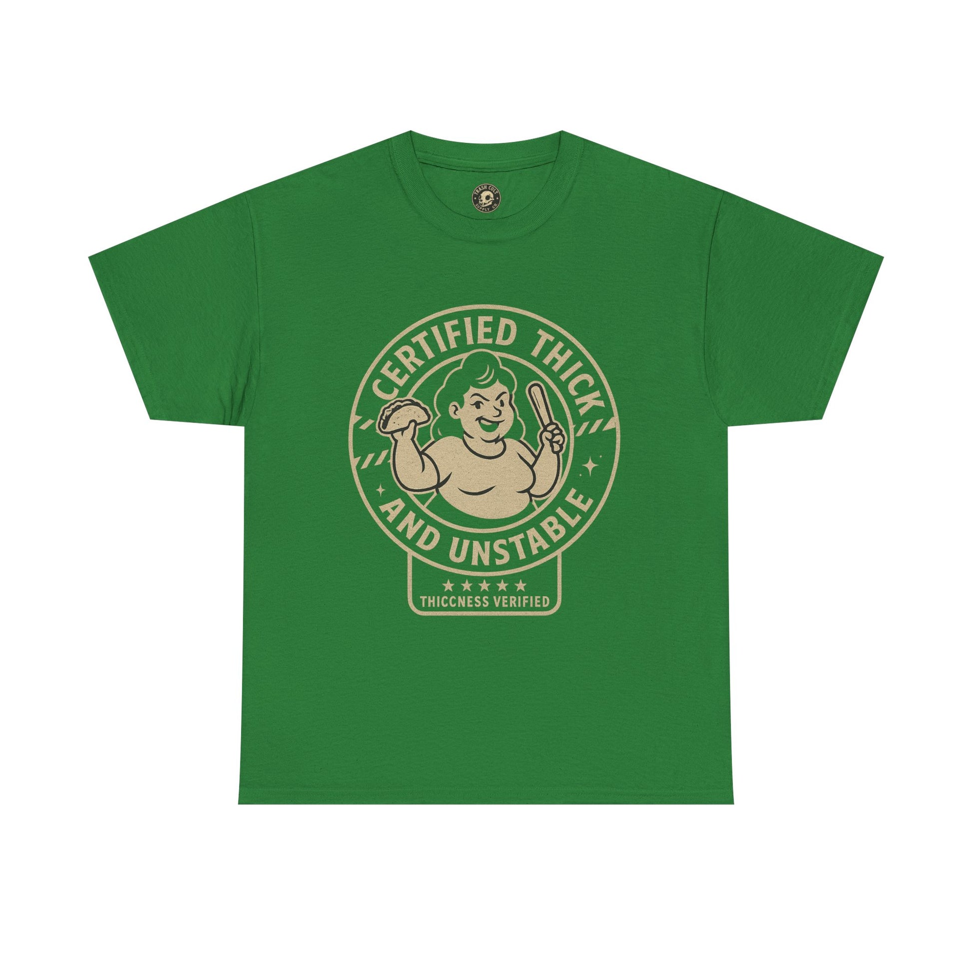 Certified Thick and Unstable Unisex Tee - Funny Statement Shirt, Casual Wear, Gift for Friends, Birthday, Humor Clothing